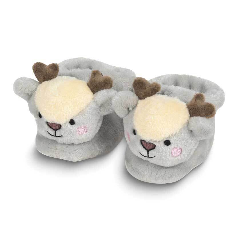 Izzy and Oliver Baby Polyester Reindeer Booties GM24632
