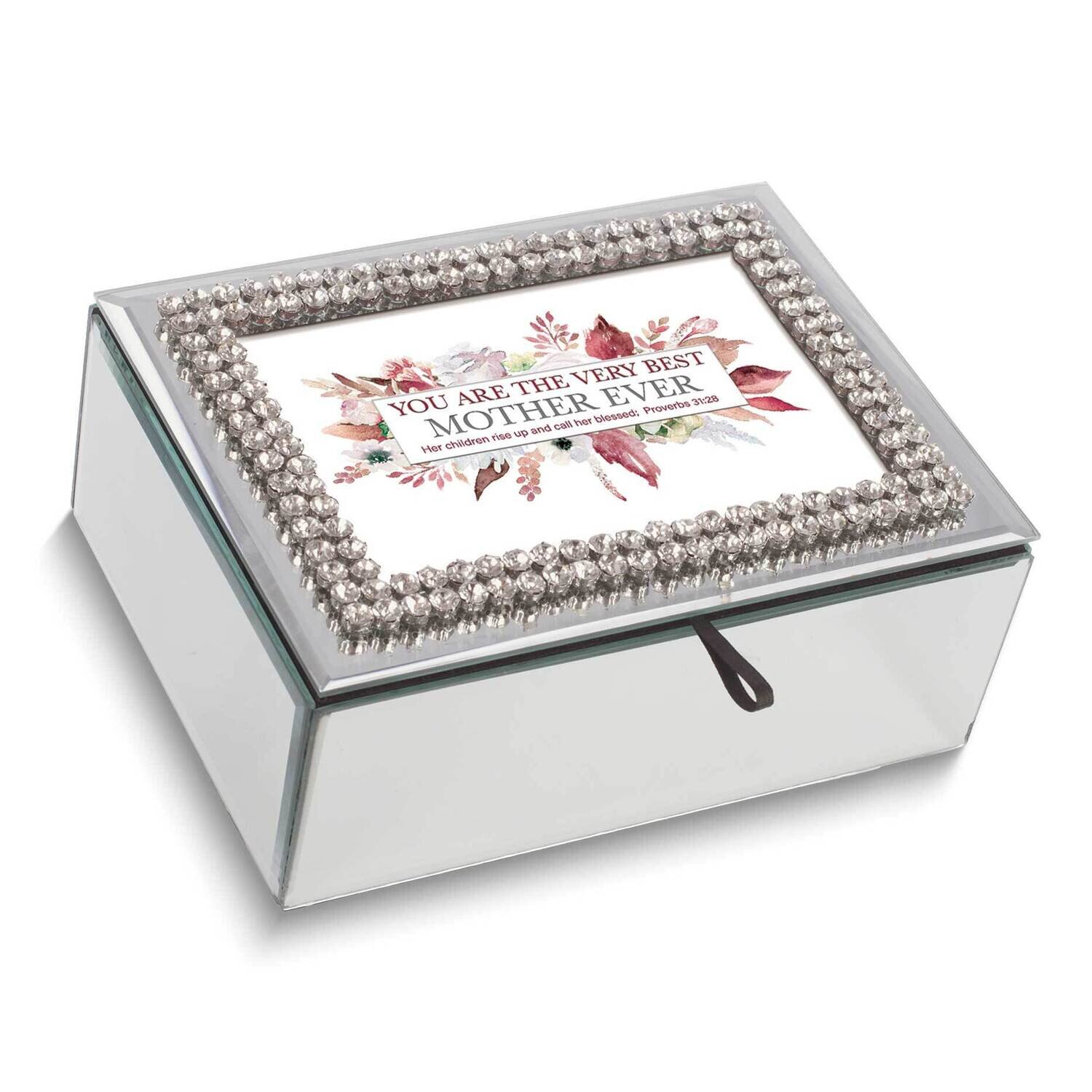 The Very Best Mother Silver Crystal Mirrored Music Box GM24759, MPN: GM24759, 603799354813