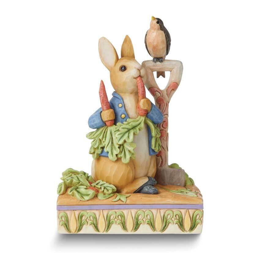 Beatrix Potter by Jim Shore Peter Rabbit in Garden Figure GM24669