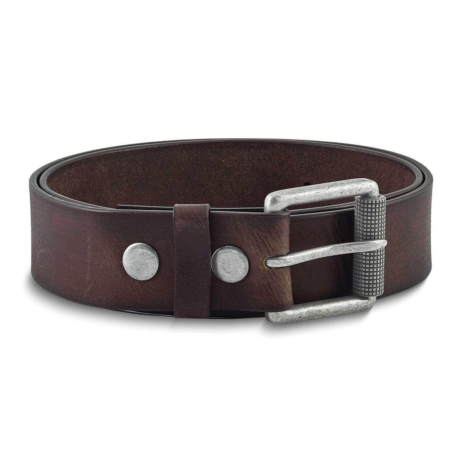 Brown Tumbled Leather Belt Size 48 GM25071BRN-48, MPN: GM25071BRN-48,