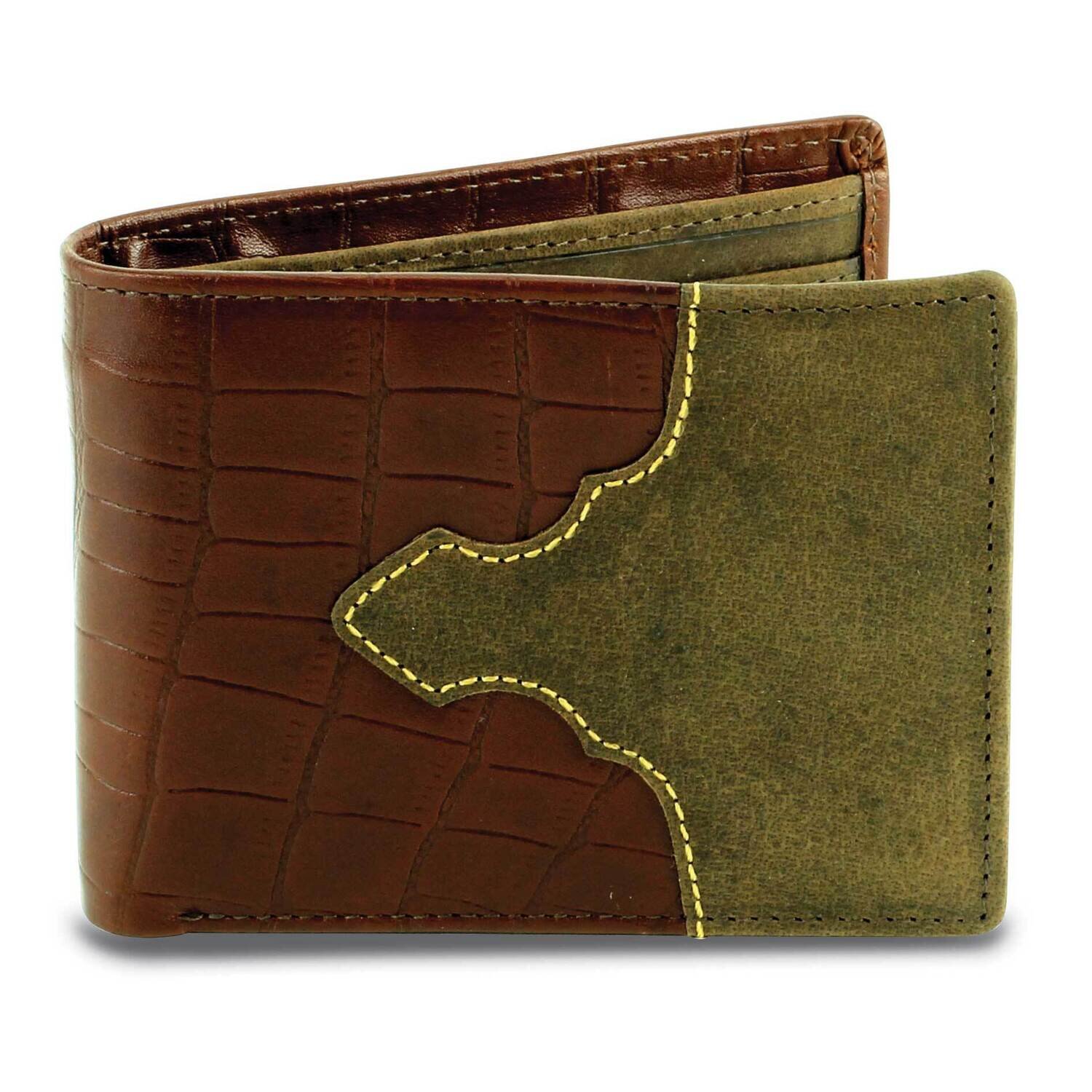 Brown Western Bifold Wallet GM25074BRN