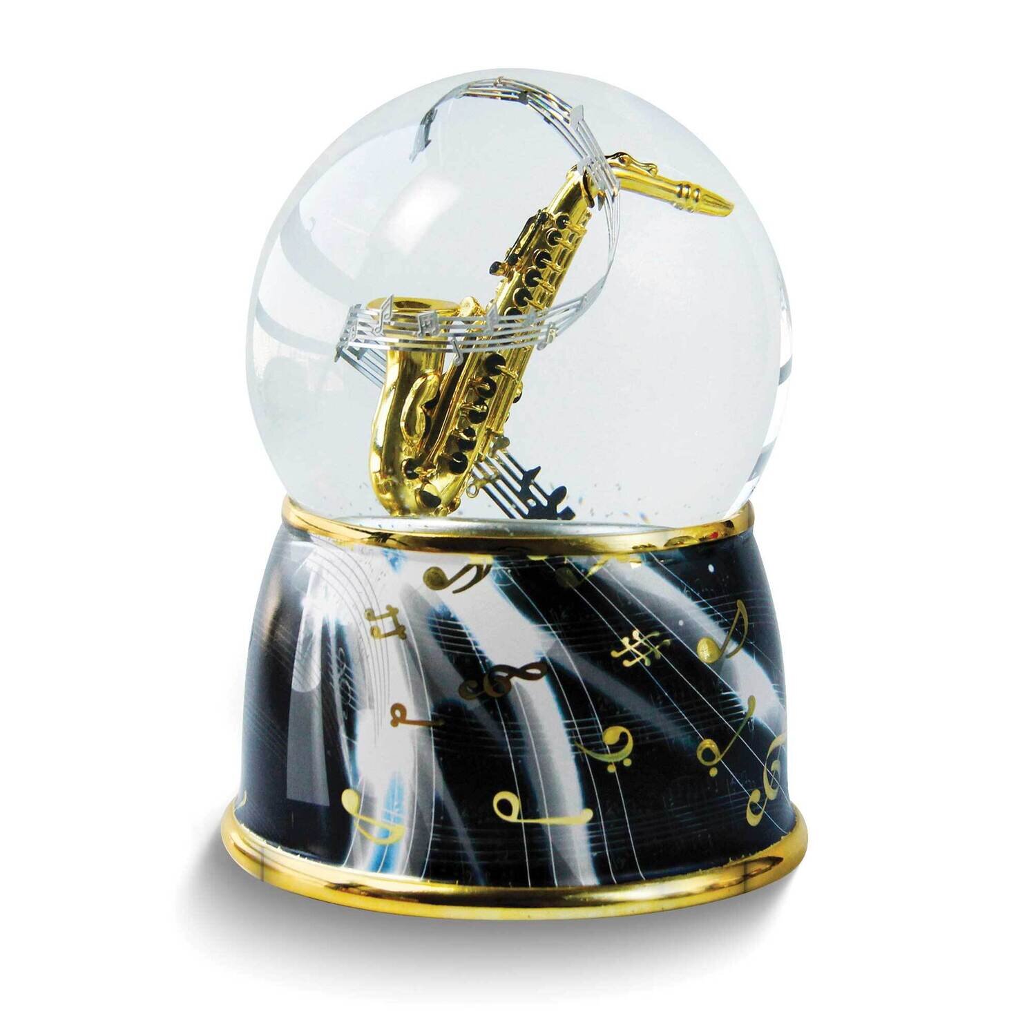 Saxophone Musical Glitter Waterglobe GM24801, MPN: GM24801, 404672911004