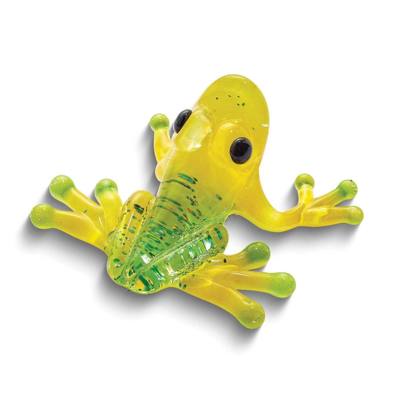 Glass Baron Little Peeper Frog Glass Figurine GM24972