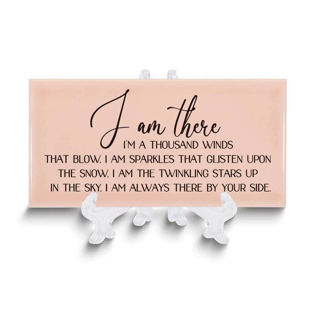 I am There Bereavement Pink Ceramic Tile GM24790