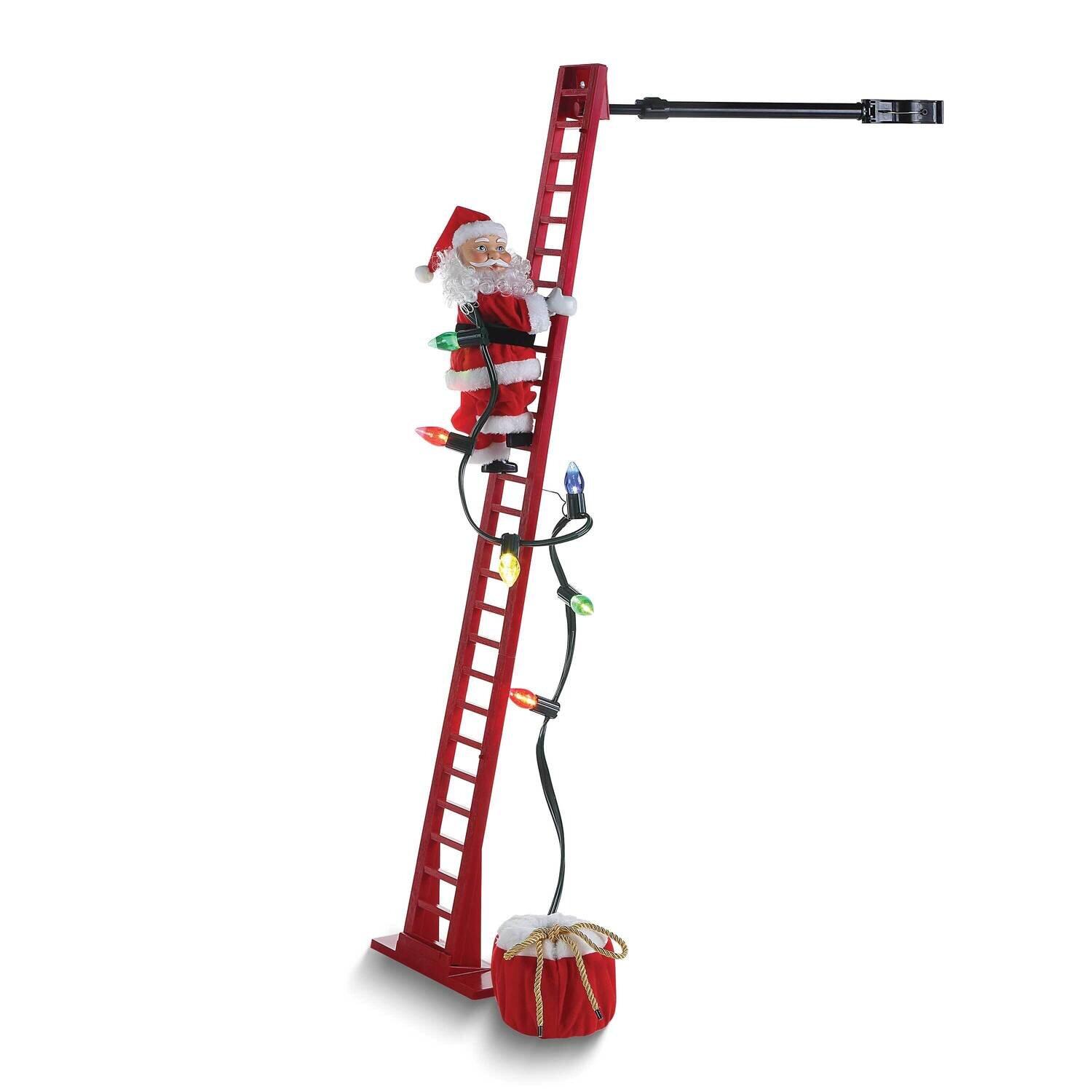 Musical Climbing Santa Ladder GM24806