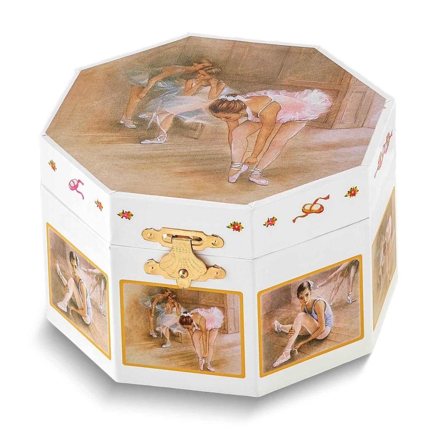 Children&#39;s Ballerina Octagonal Music Box GM24817, MPN: GM24817,