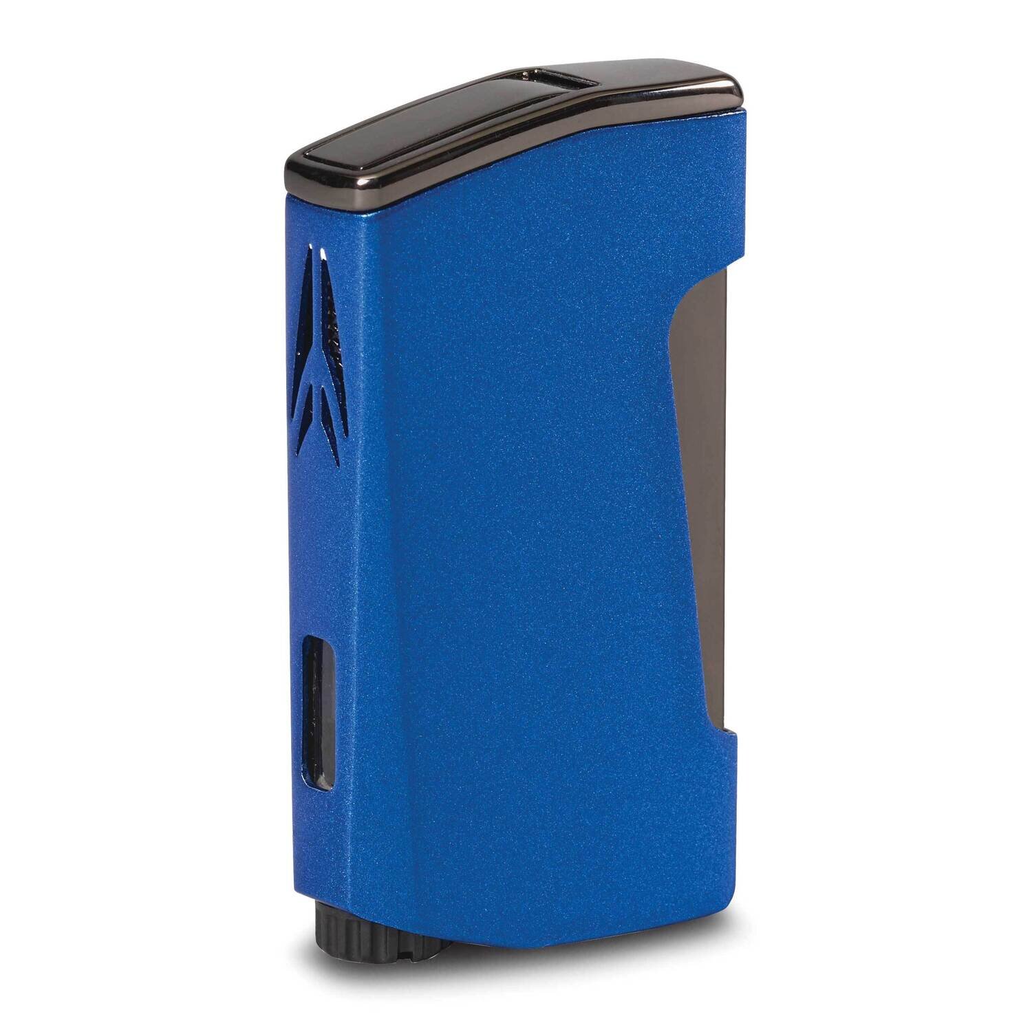 Lotus Chroma Blue Fold-out Punch Double Flame Lighter GM25108BL