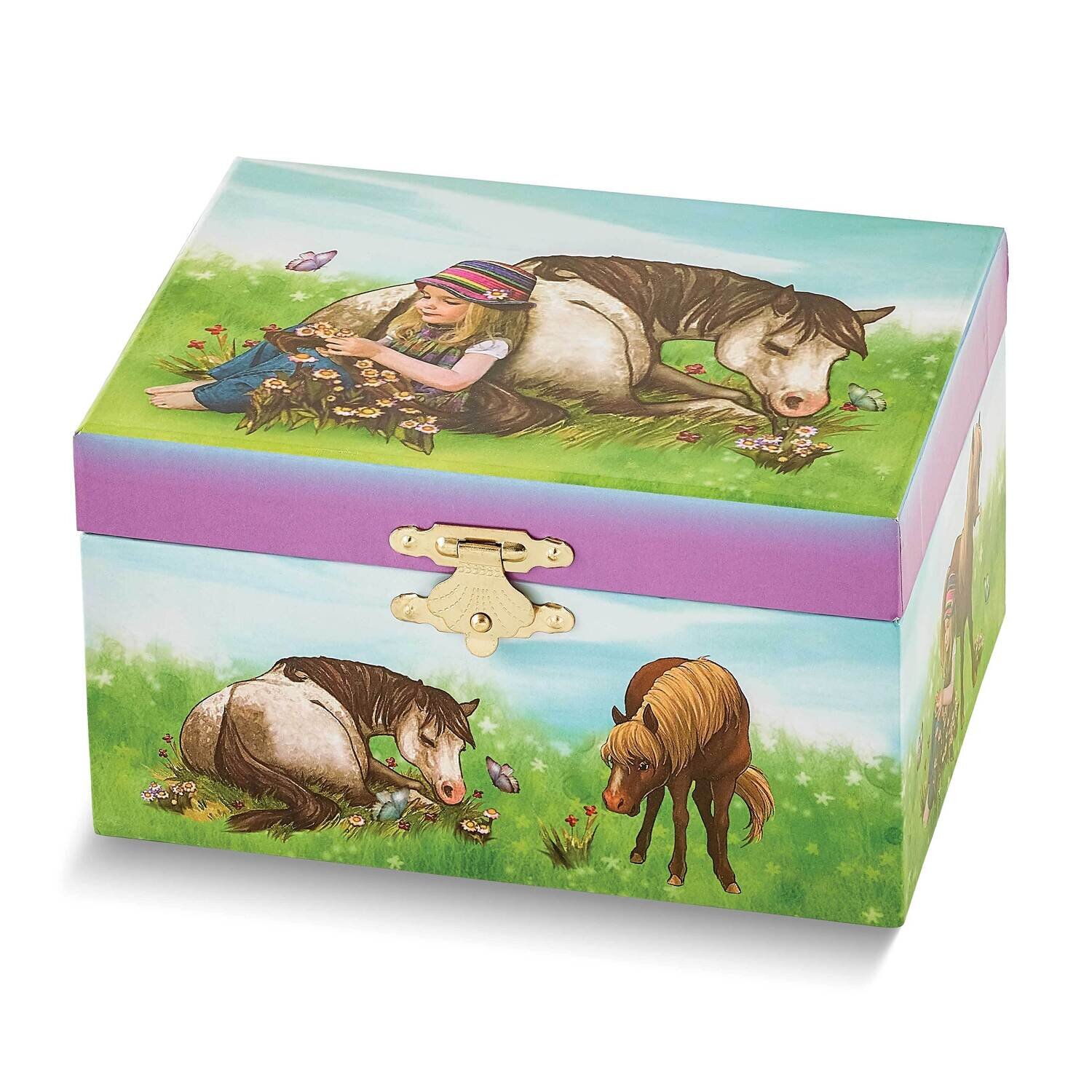 Children's Horse Themed Musical Box GM24823