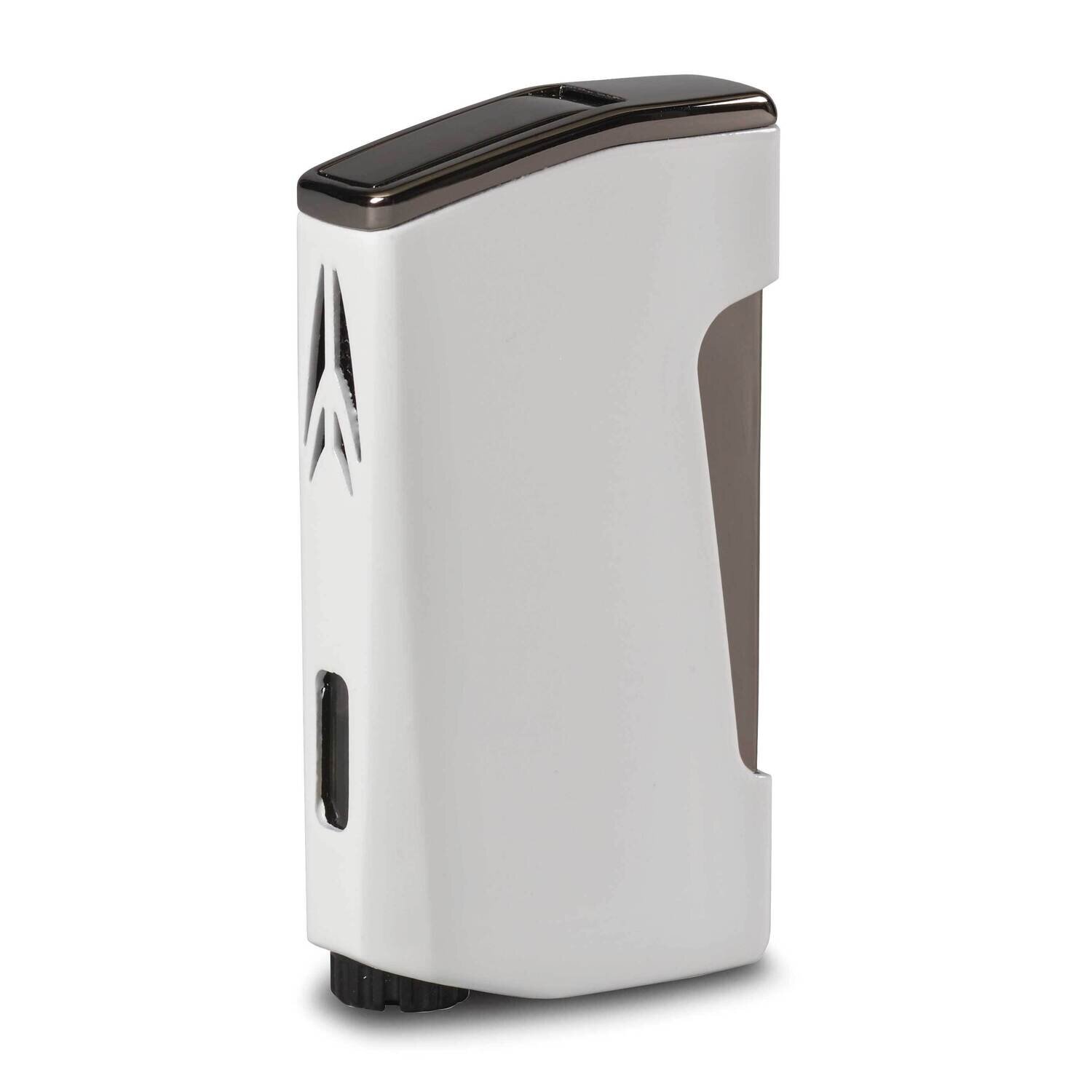 Lotus Chroma White Fold-out Punch Double Flame Lighter GM25108WT, MPN: GM25108WT, 894236020969