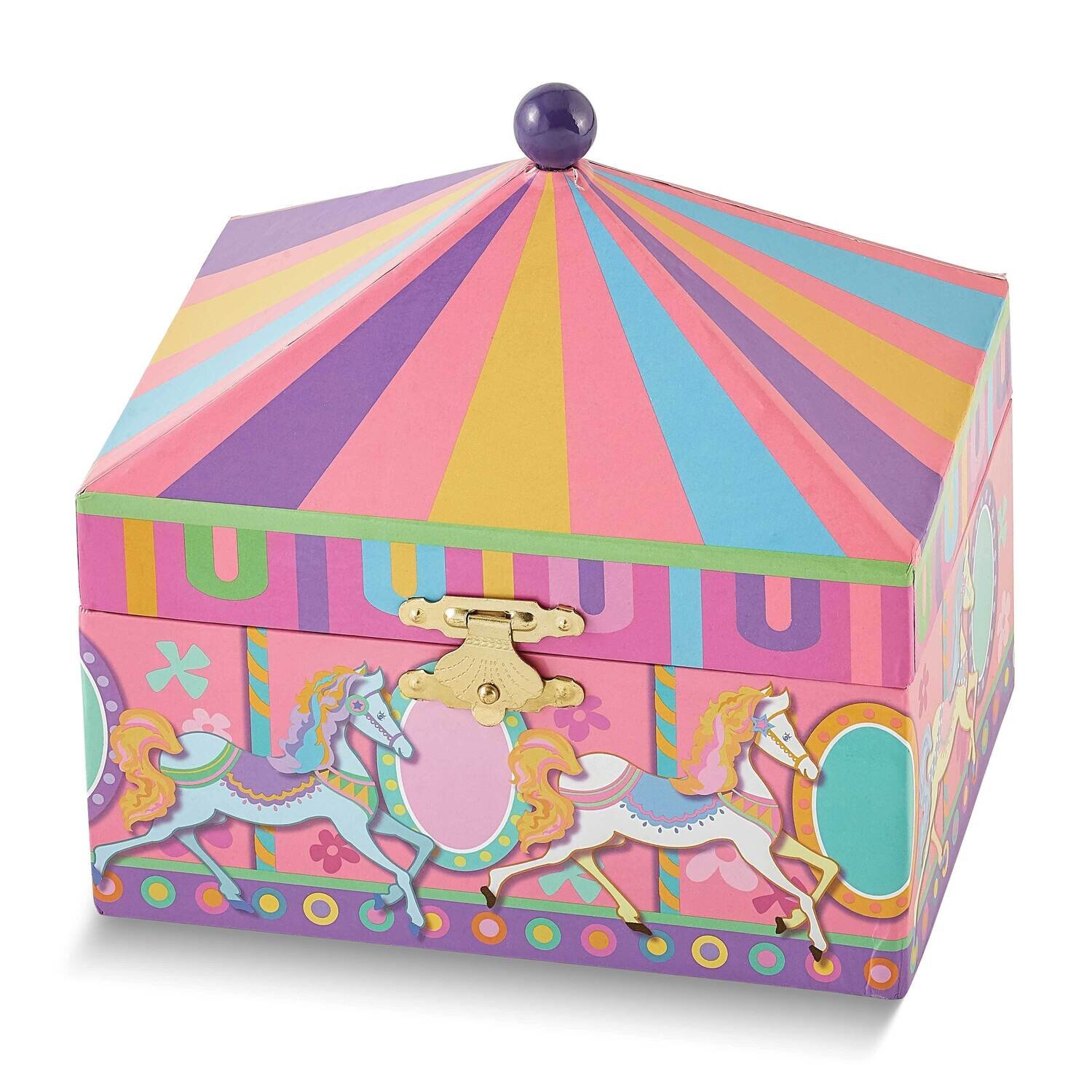 Children&#39;s Horse Carousel Musical Box GM24825