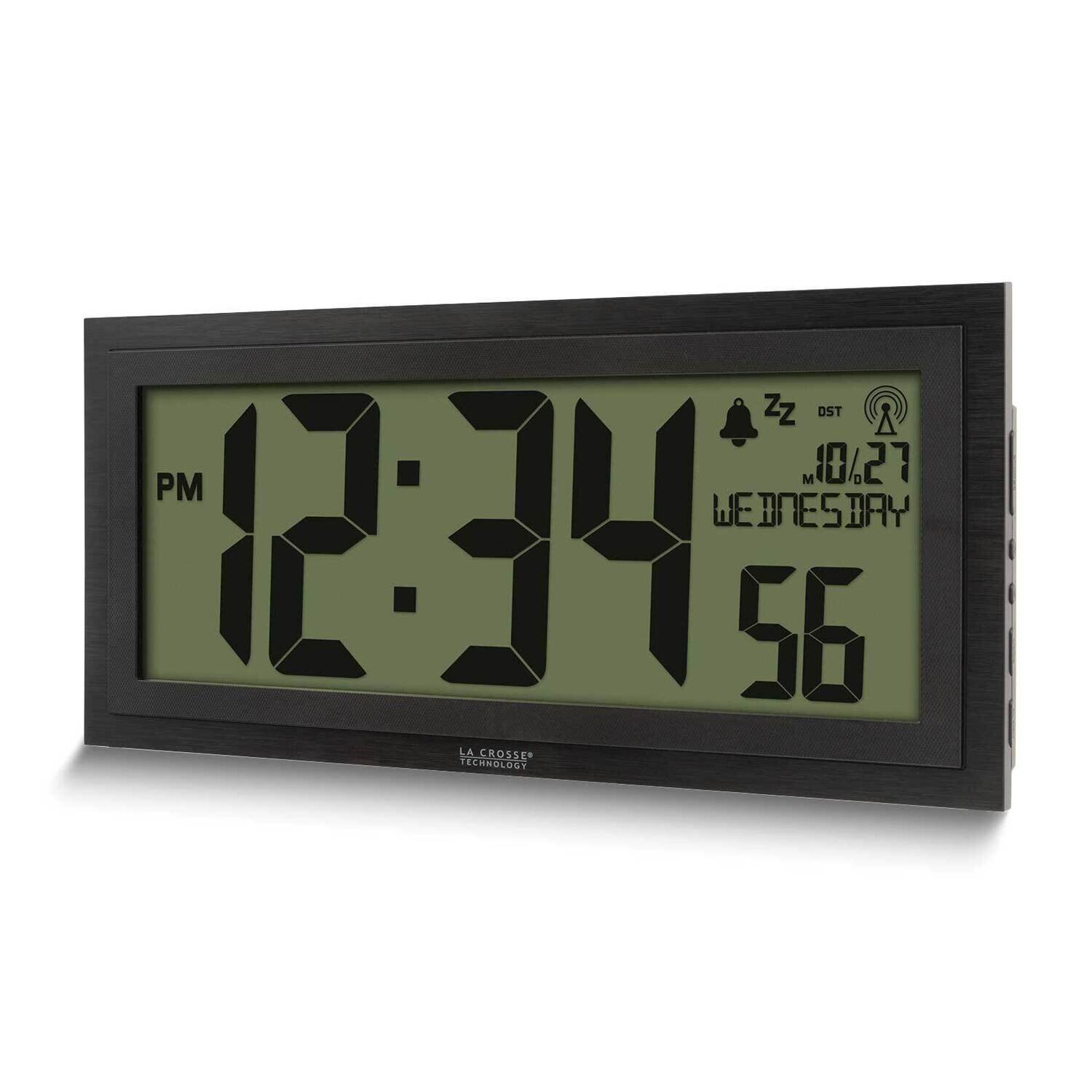 15 inch LCD Textured Atomic Wall Clock GM24833