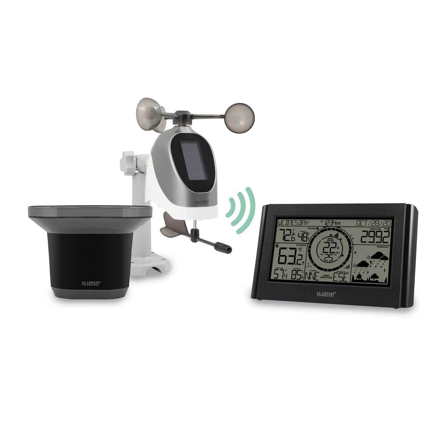 Black Indoor and Outdoor Pro Weather Station GM24835, MPN: GM24835, 757456080130