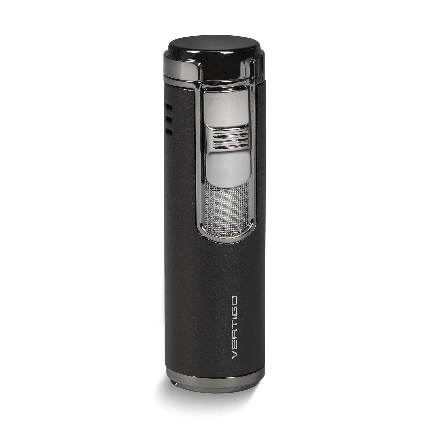 Vertigo Eloquence Black Fold-out Punch Quad Flame Lighter GM25115BK, MPN: GM25115BK, 894236020310