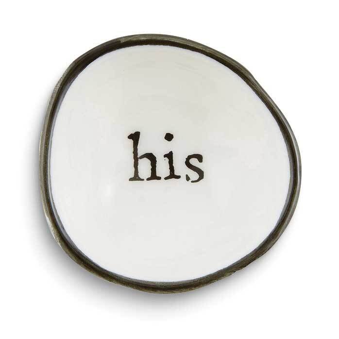 His Ceramic Ring Dish GM24852, MPN: GM24852, 886083732799
