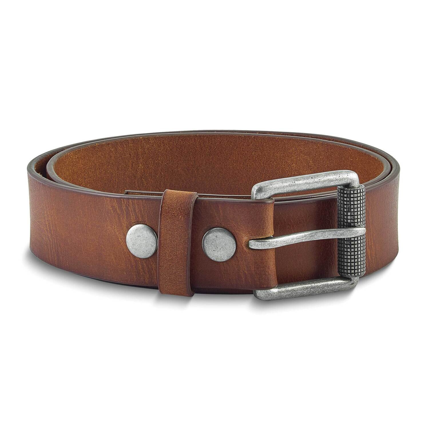 Tan Tumbled Leather Belt Size 44 GM25071TAN-44, MPN: GM25071TAN-44,