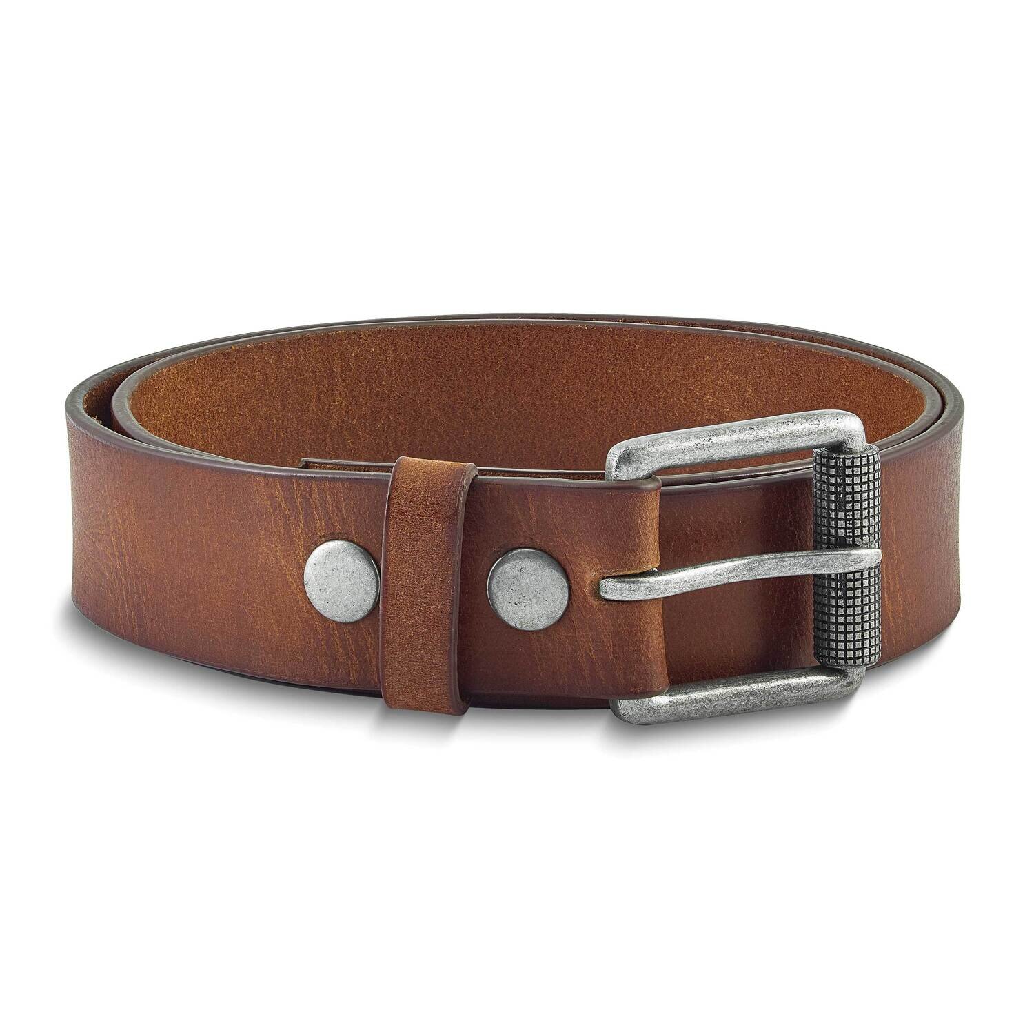 Tan Tumbled Leather Belt Size 46 GM25071TAN-46