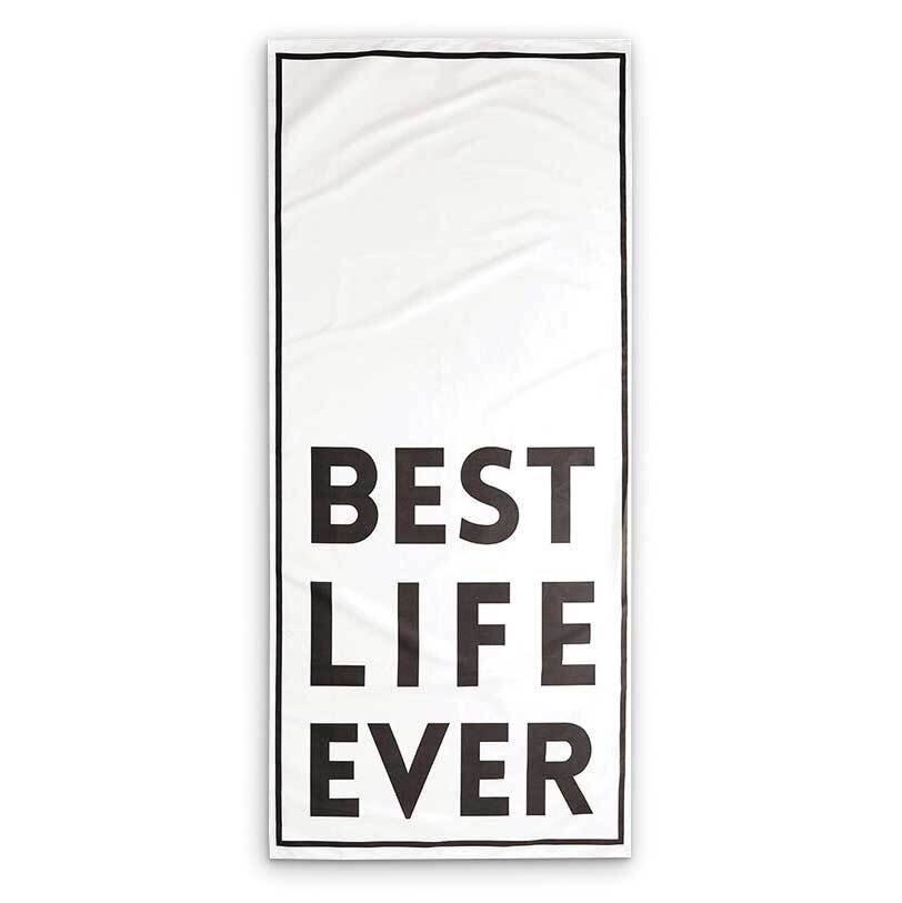 Best Life Ever Quick Dry Oversized Beach Towel GM24899