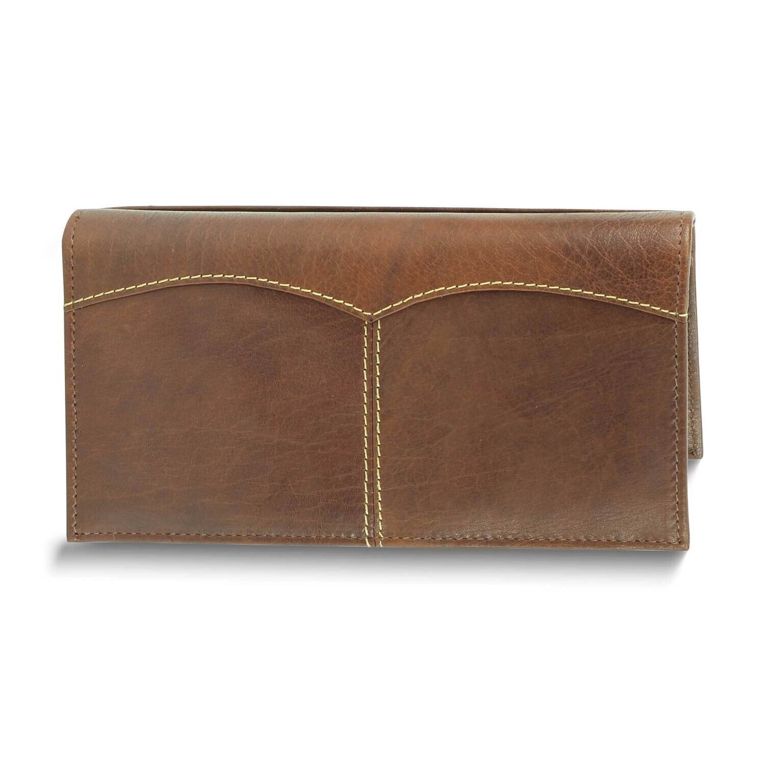 Brown Contrast Stitch Rodeo Wallet GM25081BRN, MPN: GM25081BRN, 892925173026