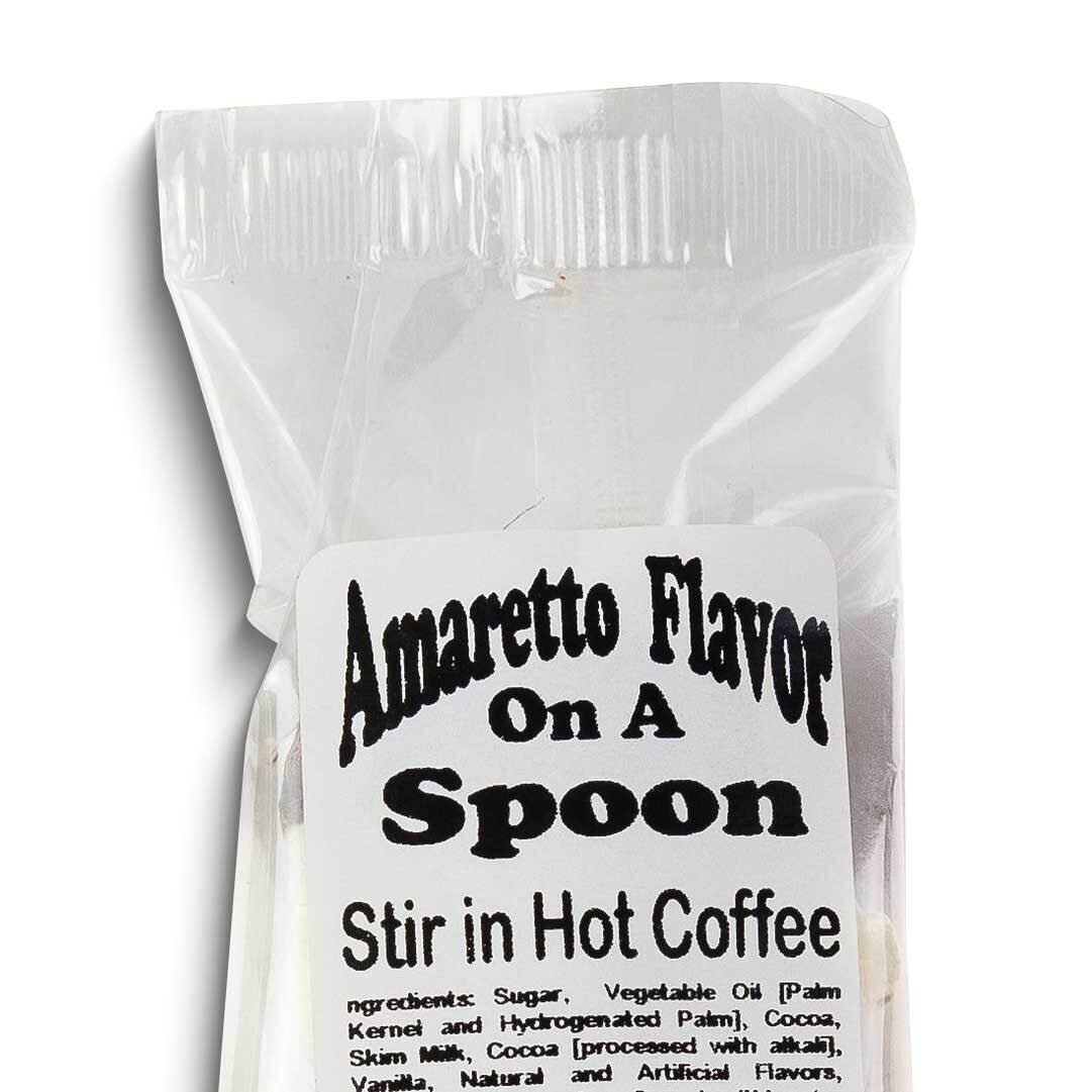 Ameretto Flavored Chocolate Coffee Pack of Six Drink Stirrers GM25292