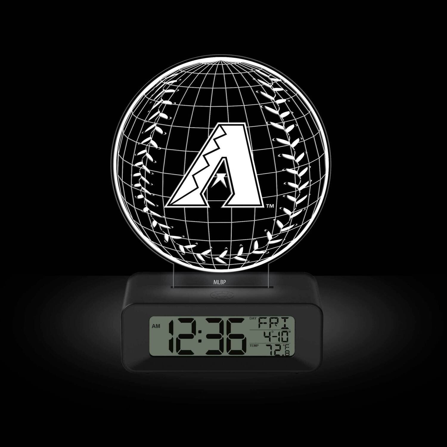 Game Time Arizona Diamondbacks LED 3D Illusion Alarm Clock GM25316-ARI, MPN: GM25316-ARI, 810068140…