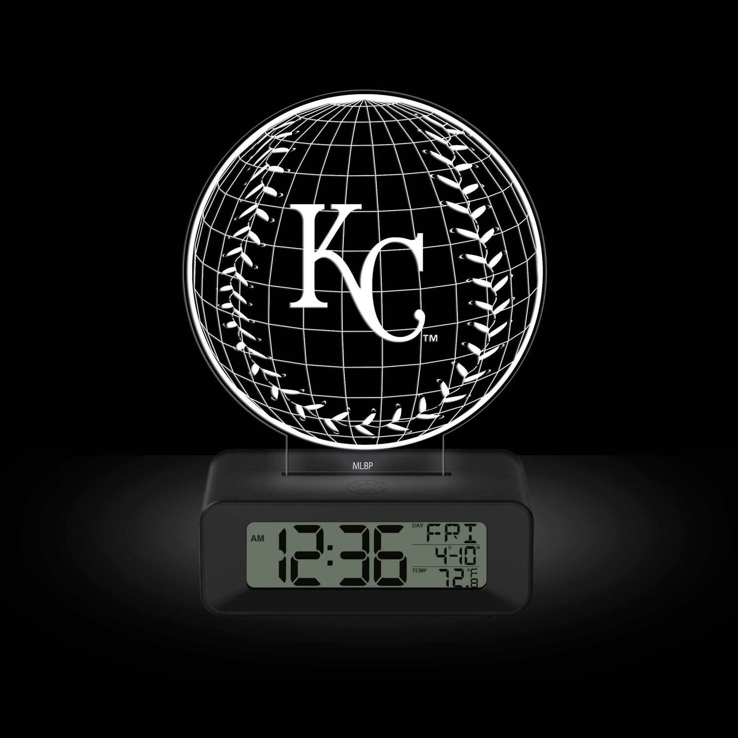Game Time Kansas City Royals LED 3D Illusion Alarm Clock GM25316-KC, MPN: GM25316-KC, 81006814073