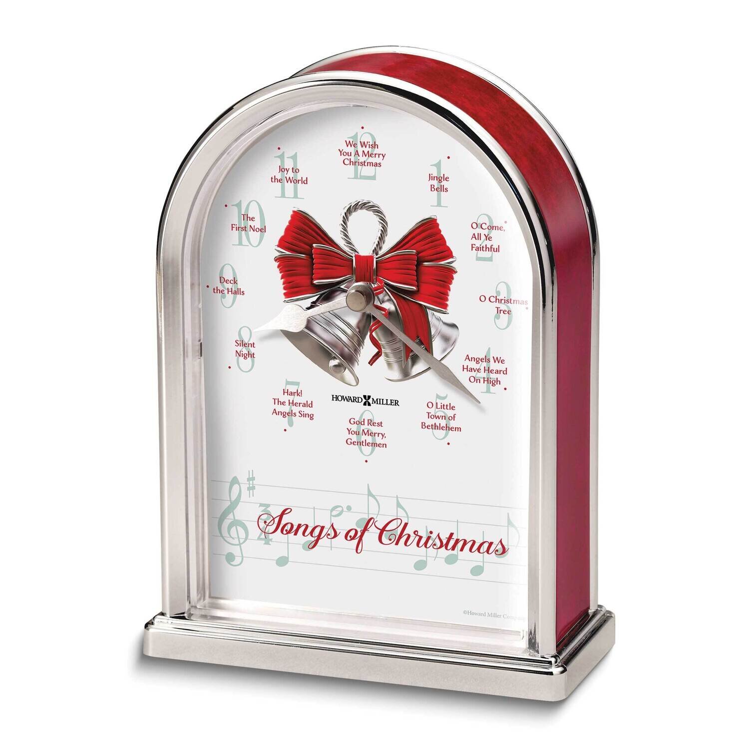 Howard Miller Songs of Christmas Table Clock GM25055