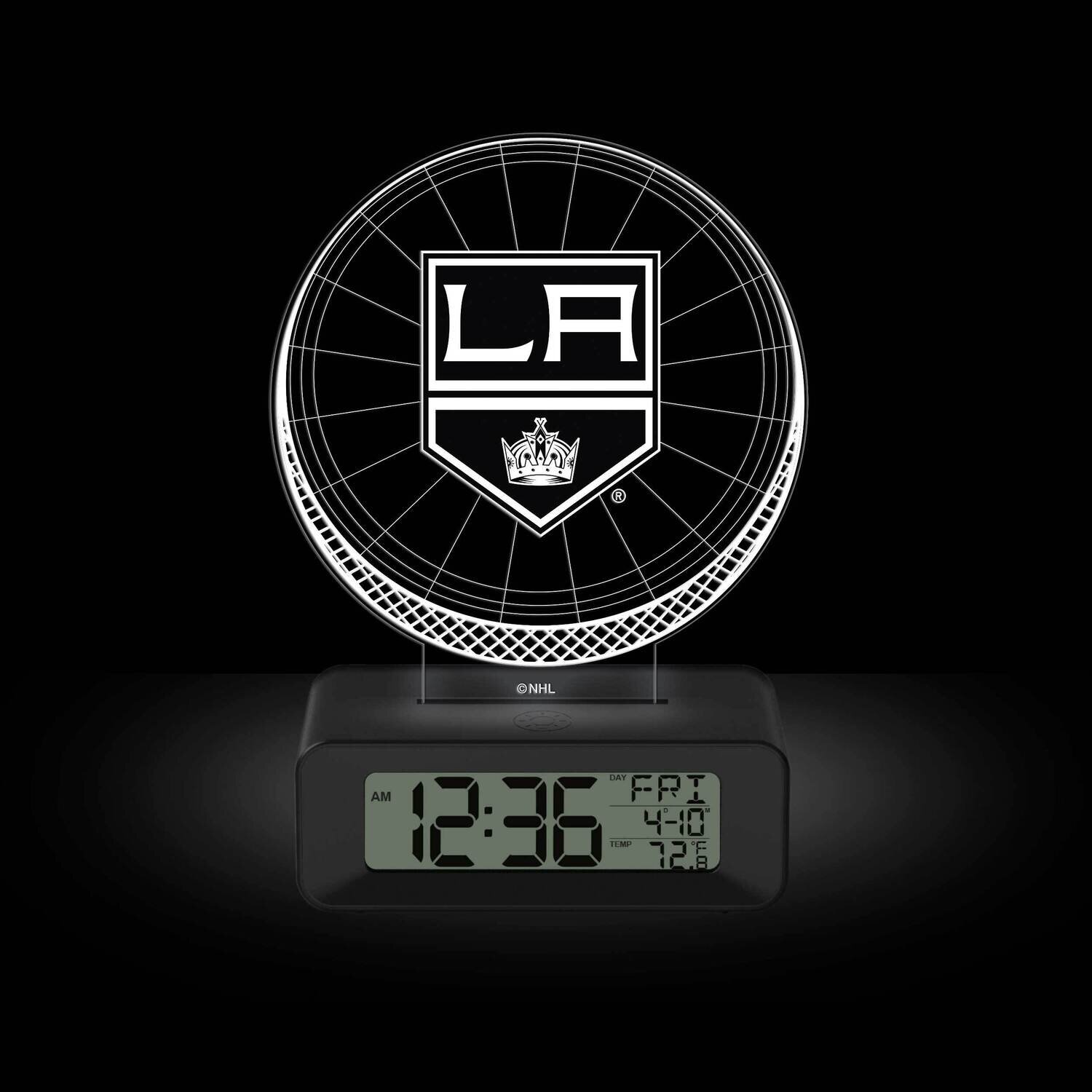 Game Time Los Angeles Kings LED 3D Illusion Alarm Clock GM25318-LA, MPN: GM25318-LA, 81006814137