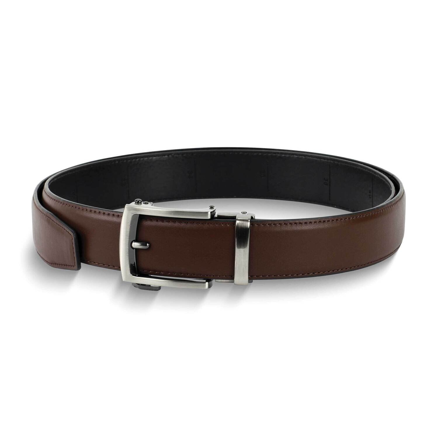 Brown Vegan Leather Comfort Fit Ratchet Belt GM25072BRN, MPN: GM25072BRN,
