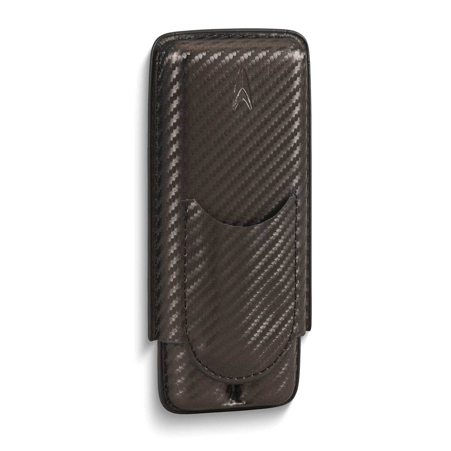 Lotus Carbon Fiber Cigar Case and Cutter Gift Set GM25121