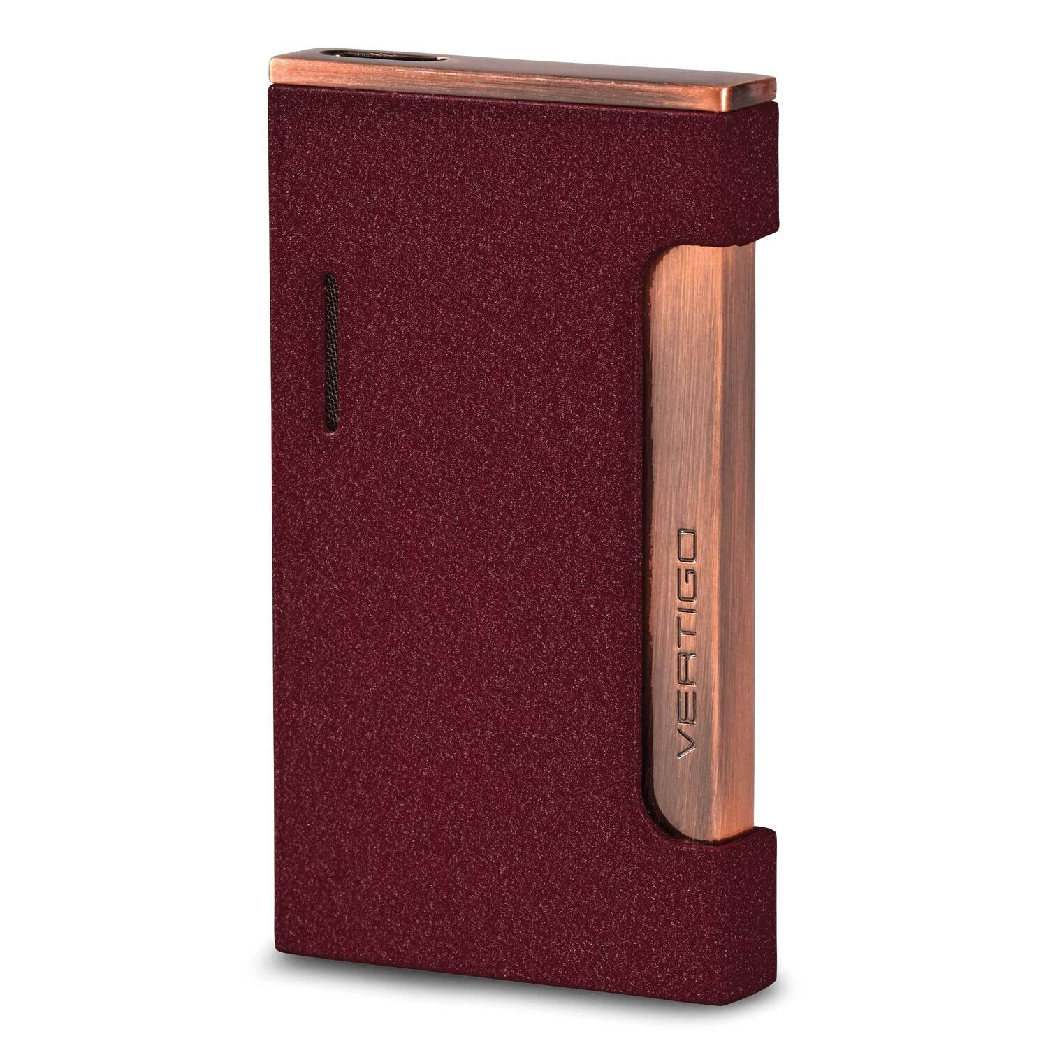 Vertigo Zephyr Maroon Crackle and Brushed Copper Flat Flame Lighter GM25116GN, MPN: GM25116GN, 8942…