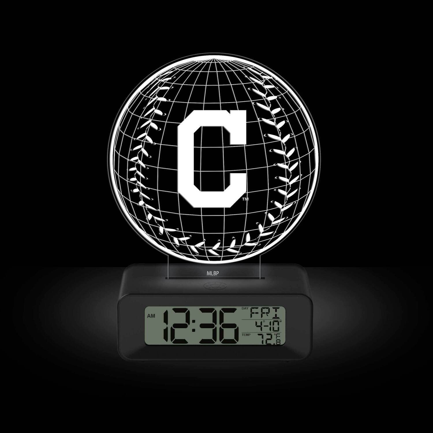 Game Time Cleveland Indians LED 3D Illusion Alarm Clock GM25316-CLE, MPN: GM25316-CLE, 81006814068