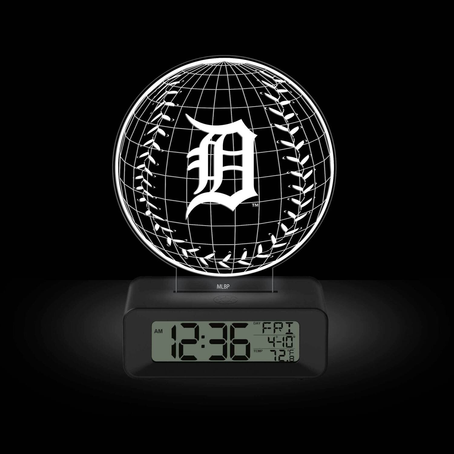 Game Time Detroit Tigers LED 3D Illusion Alarm Clock GM25316-DET, MPN: GM25316-DET, 81006814071