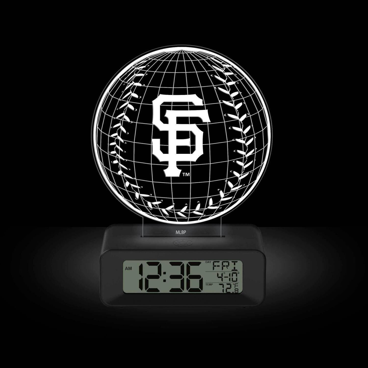 Game Time San Francisco Giants LED 3D Illusion Alarm Clock GM25316-SF, MPN: GM25316-SF, 81006814086