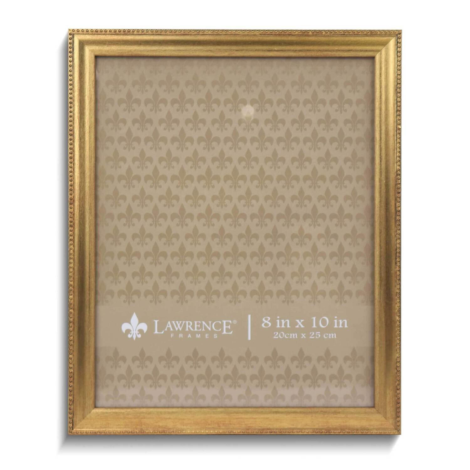 Gold-tone Beaded Edge 8 x 10 Inch Photo Picture Frame GM25520, MPN: GM25520, 751148079105
