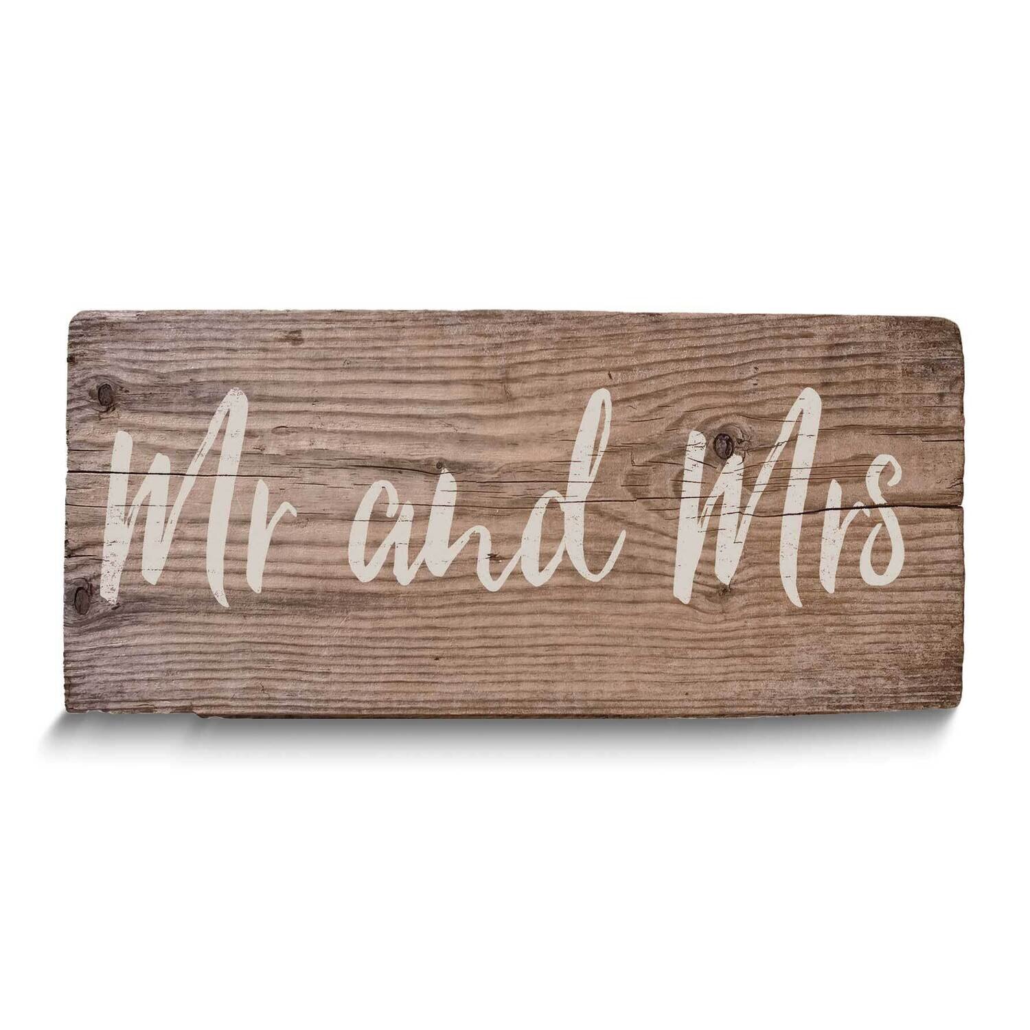 Mr and Mrs Wood Wall Plaque GM25246, MPN: GM25246, 788089173616