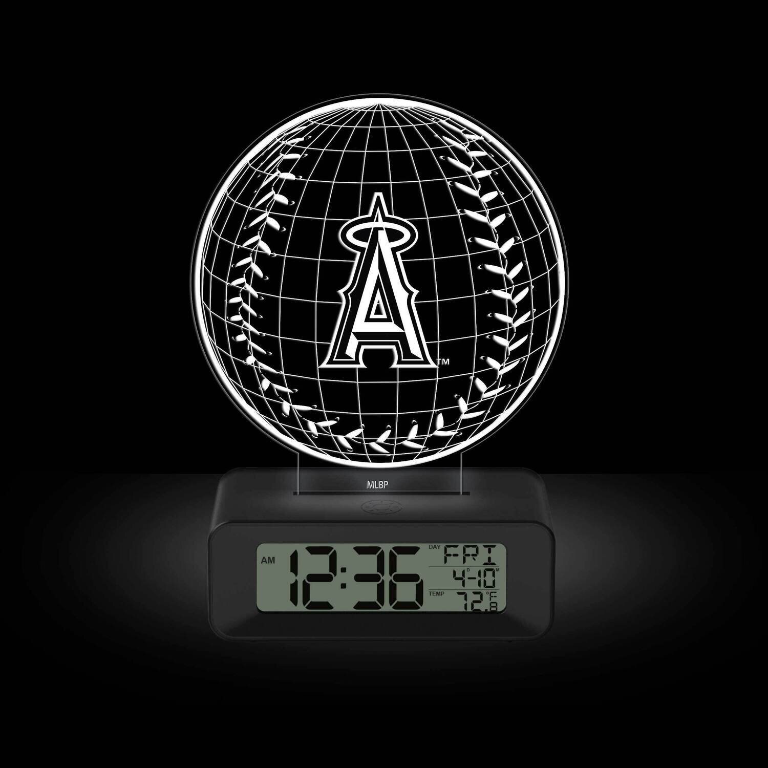 Game Time Los Angeles Angels LED 3D Illusion Alarm Clock GM25316-LAA
