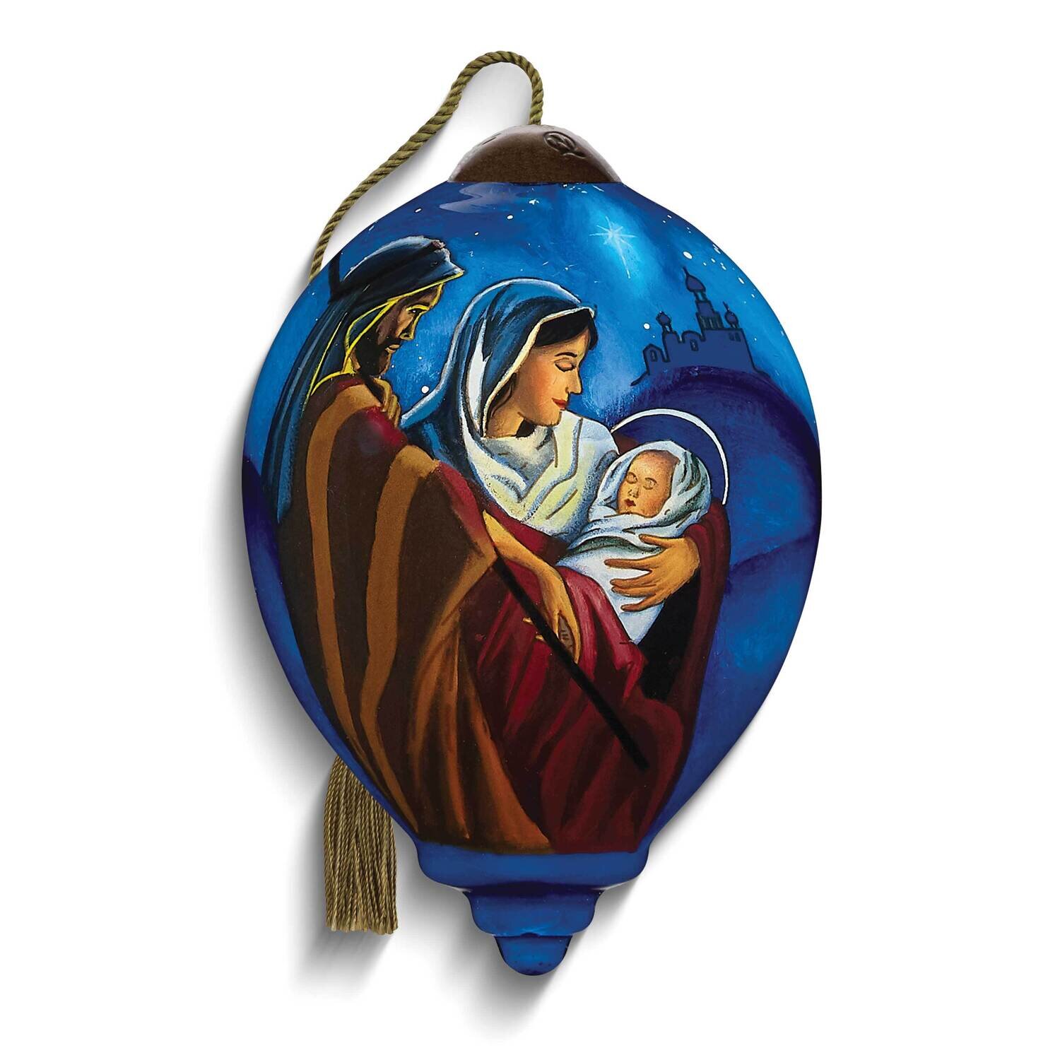 Neqwa Art Holy Family With Blue Sky Ornament GM25373