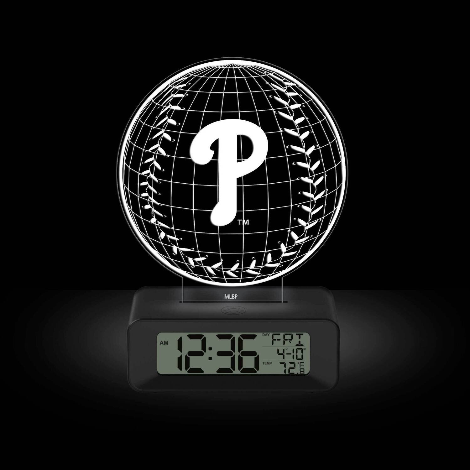 Game Time Philadelphia Phillies LED 3D Illusion Alarm Clock GM25316-PHI