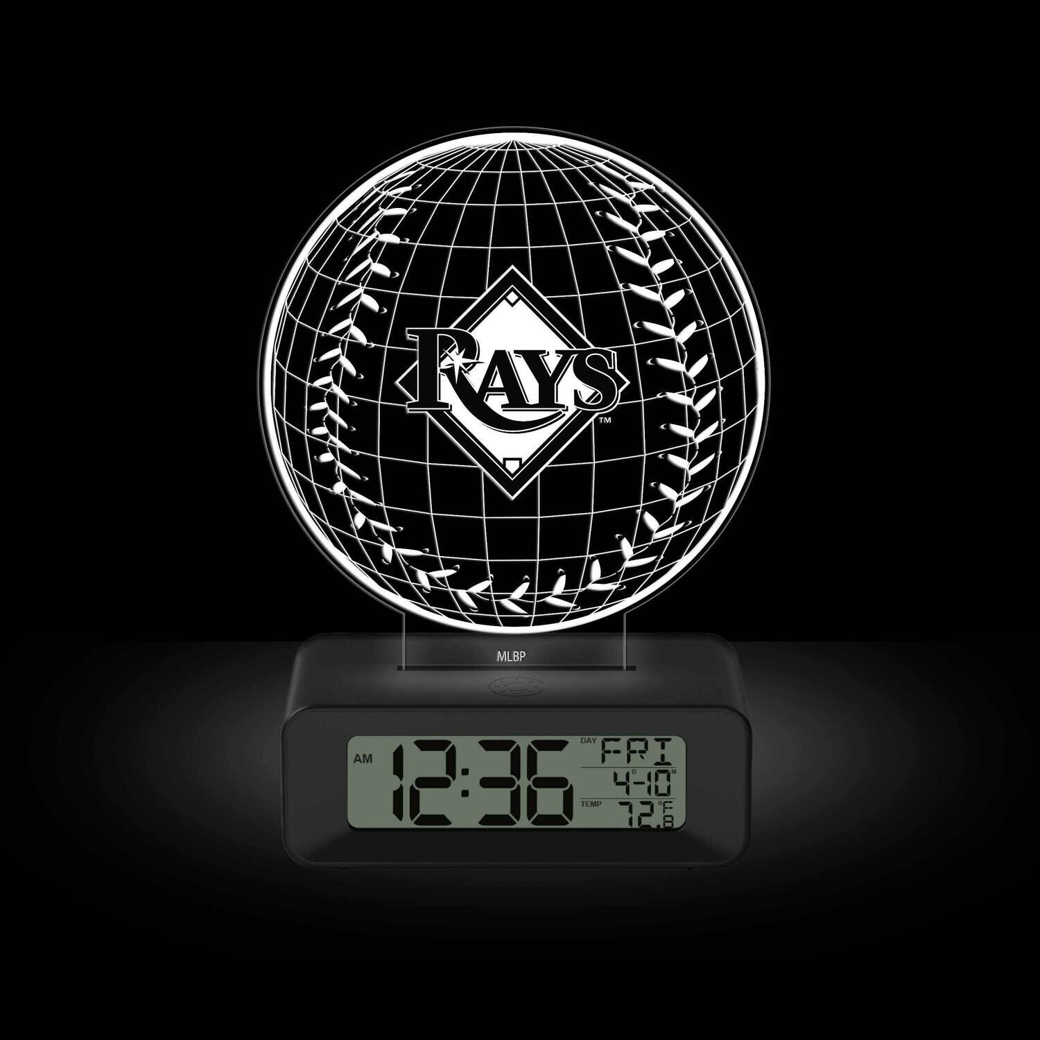 Game Time Tampa Bay Rays LED 3D Illusion Alarm Clock GM25316-TB, MPN: GM25316-TB, 81006814088