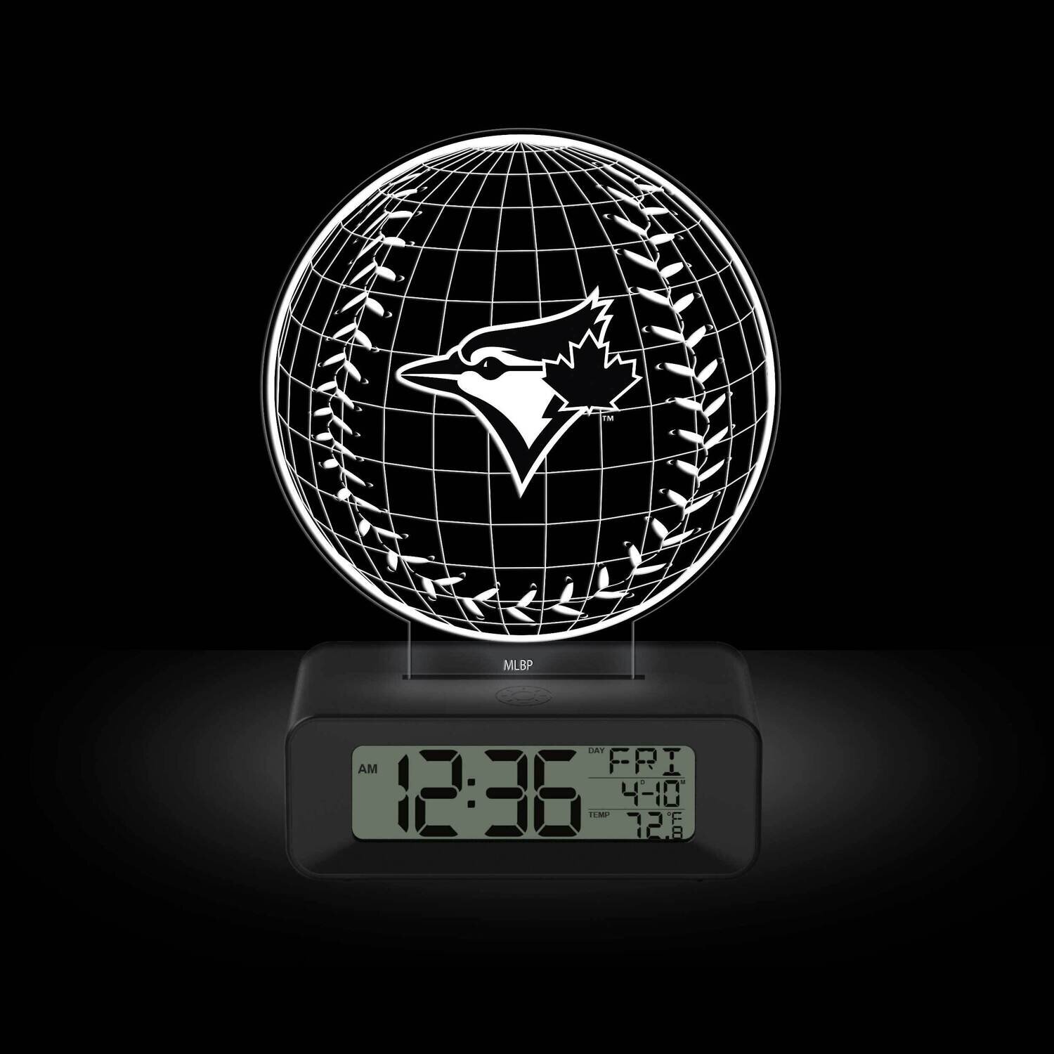 Game Time Toronto Blue Jays LED 3D Illusion Alarm Clock GM25316-TOR