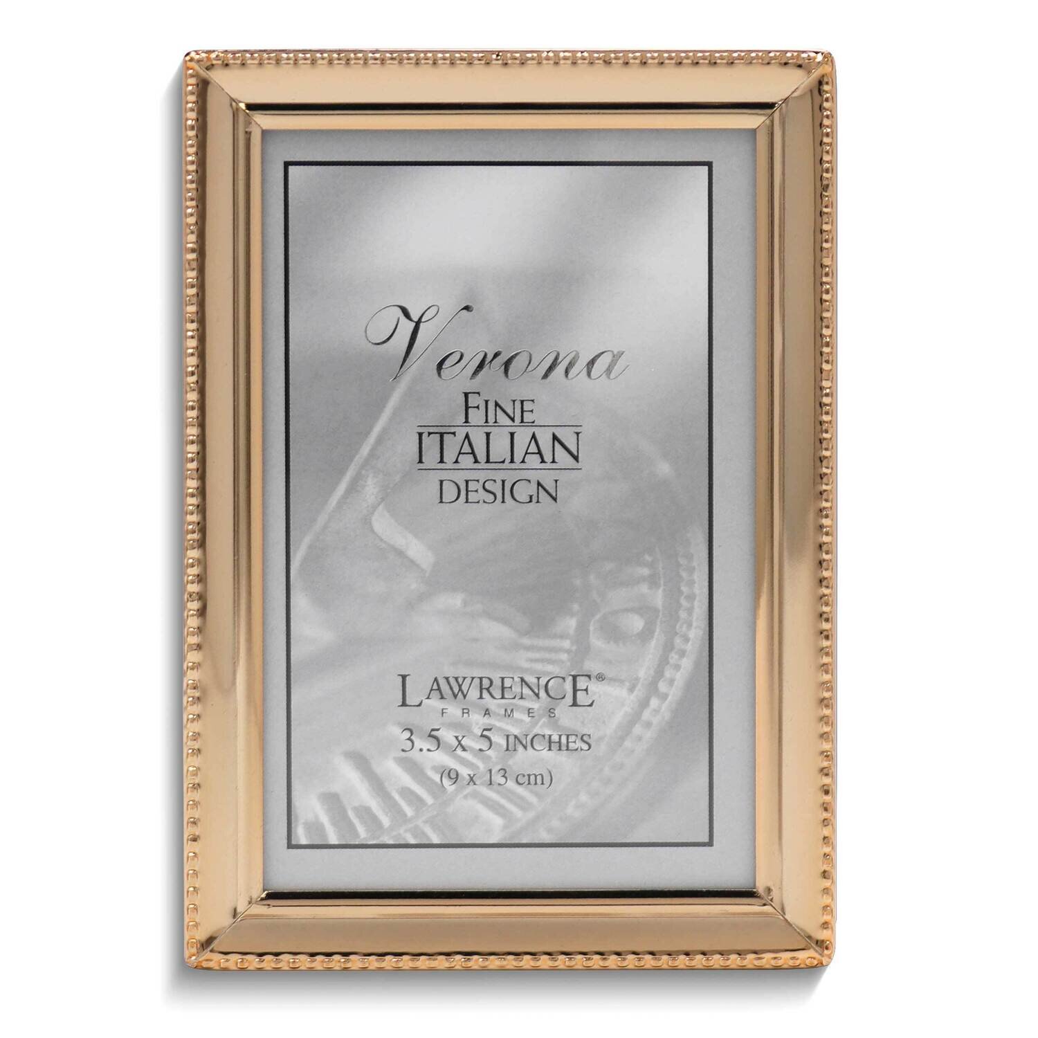 Gold-tone Beaded 3x5 Photo Frame GM25443, MPN: GM25443, 751148078917