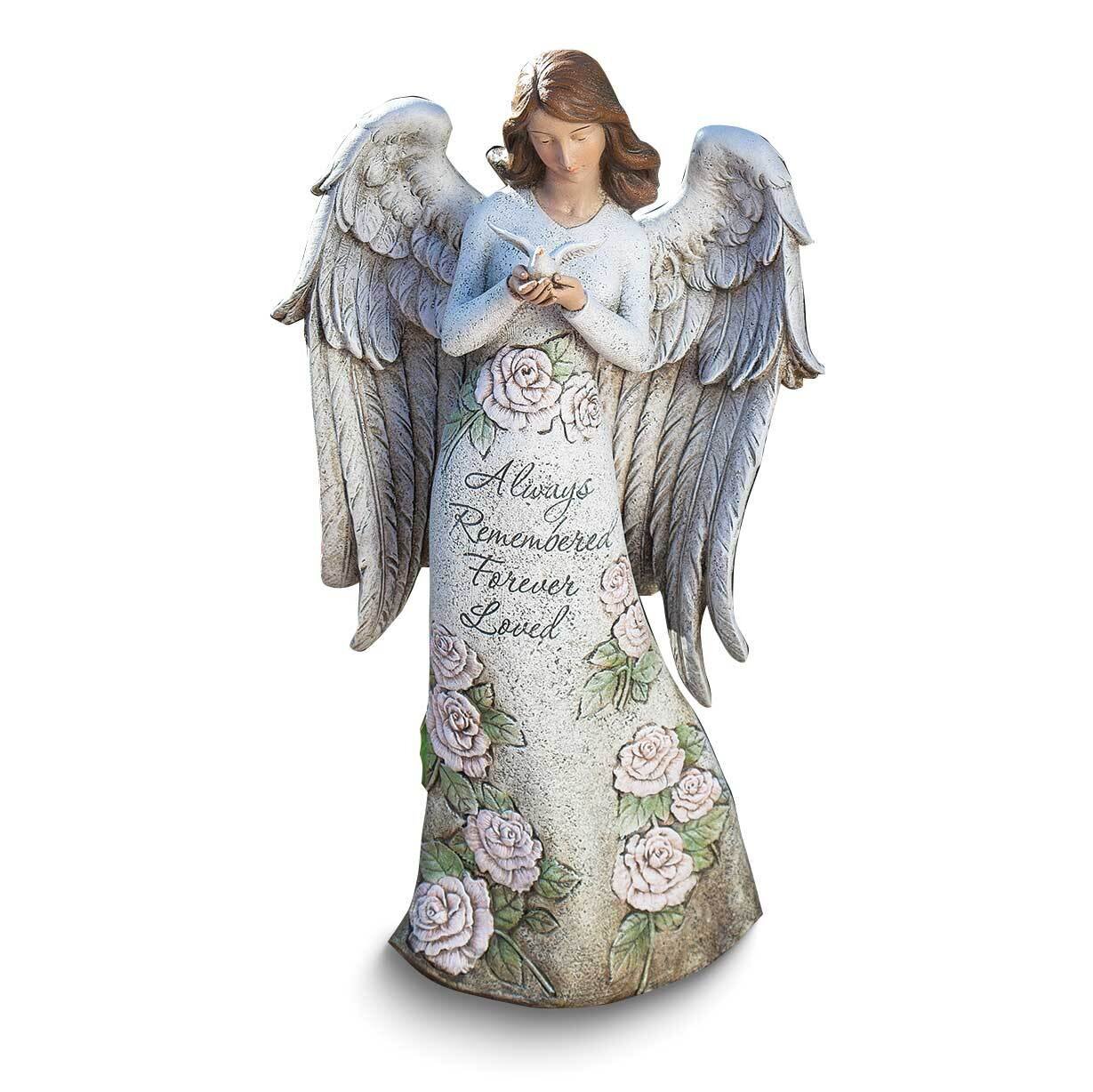 Joseph&#39;s Studio Memorial Angel with Dove Garden Statue GM25672