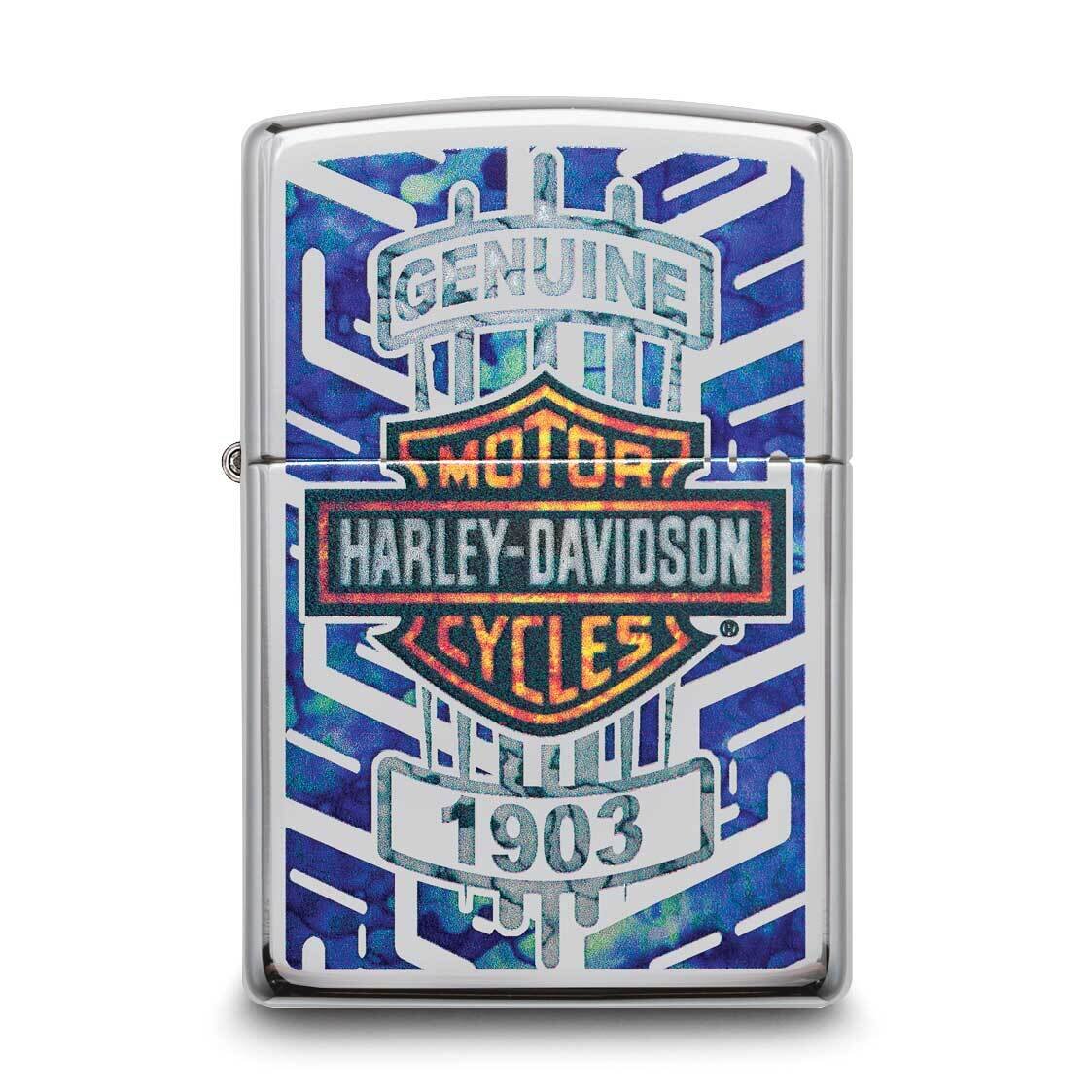 Zippo Harley-Davidson High Polished Chrome Genuine 1903 Lighter GM25745, MPN: GM25745,