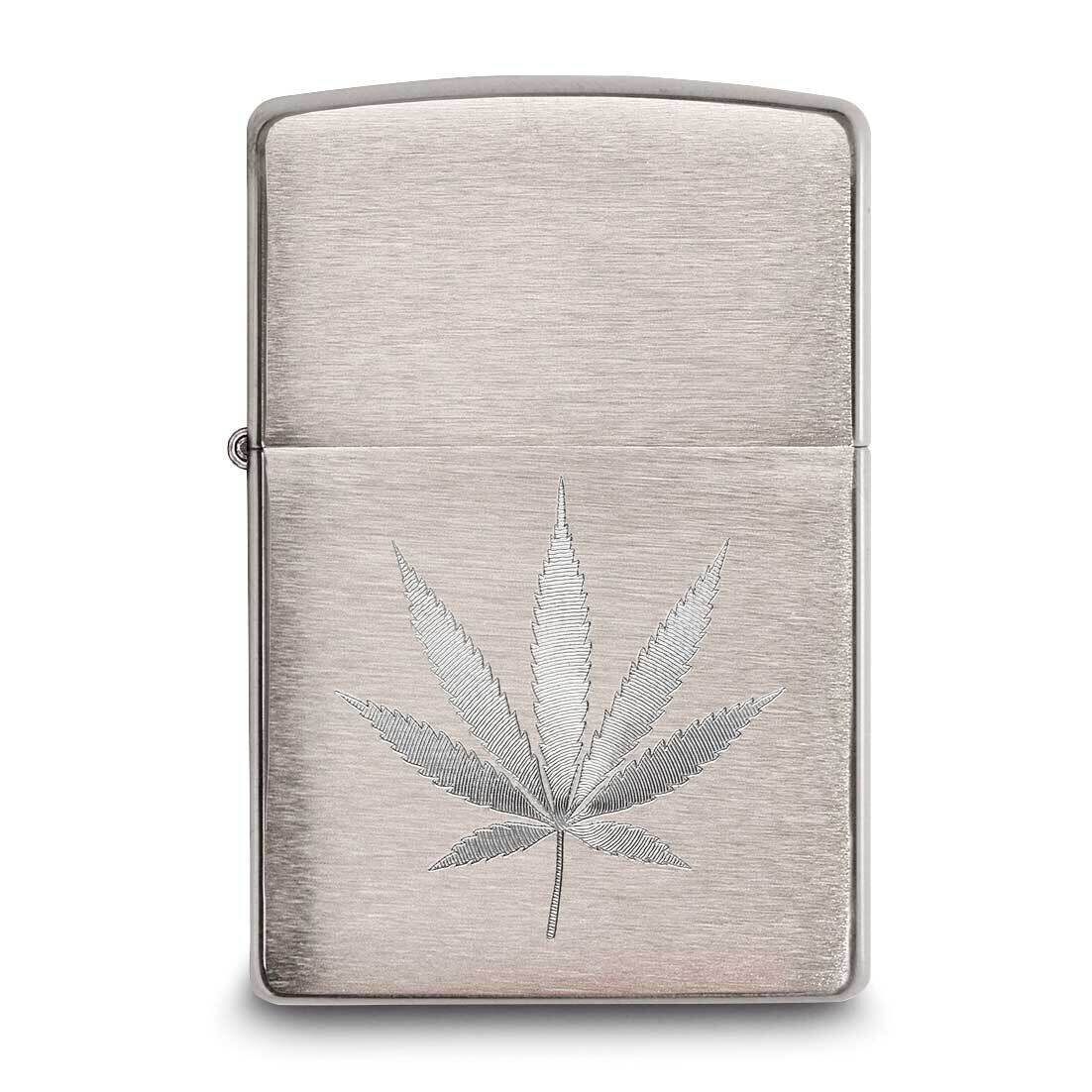 Zippo Brushed Chrome Leaf Design Lighter GM25762, MPN: GM25762, 191693019315