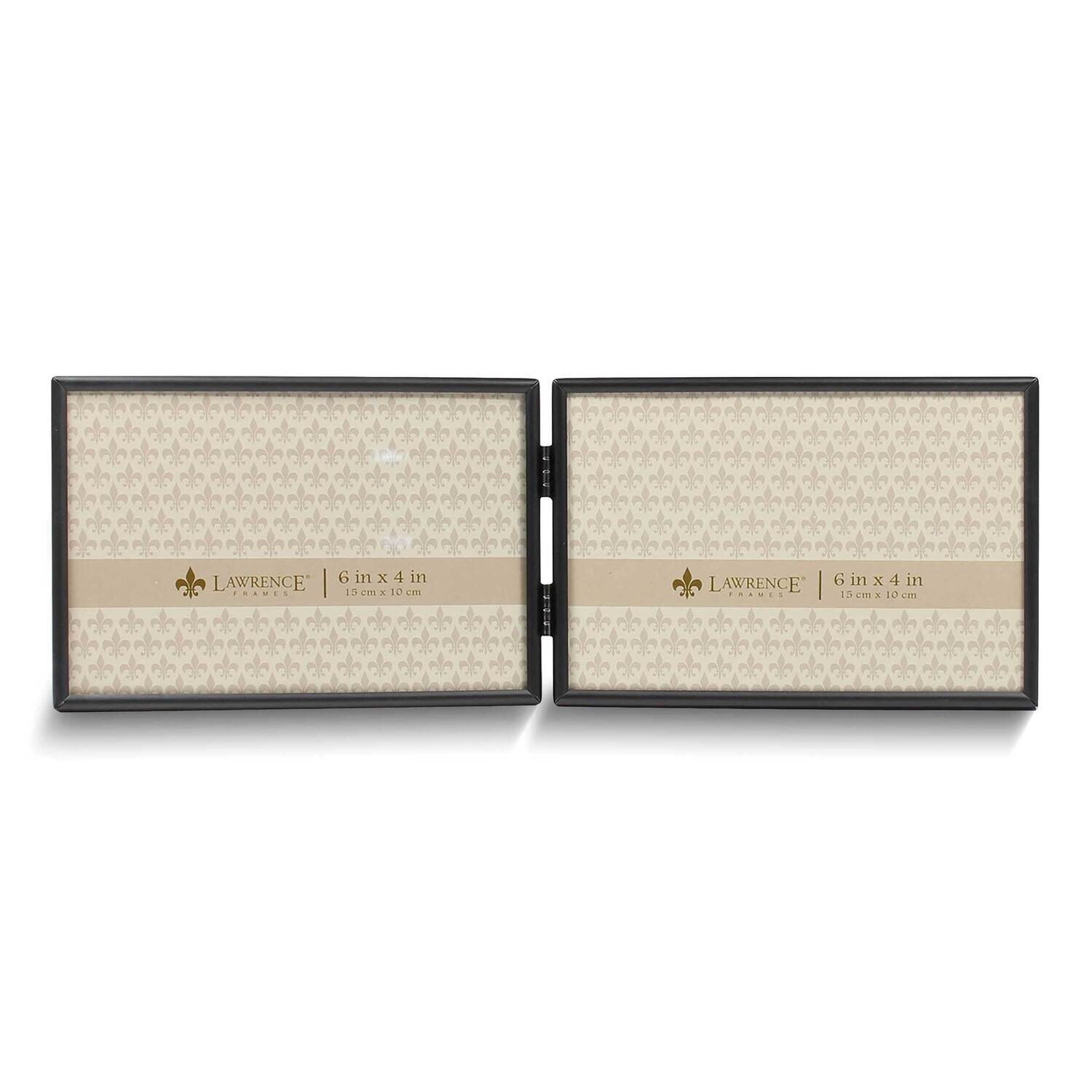 Simply Black Metal 6x4 Double Photo Frame GM25534, MPN: GM25534, 751148070065