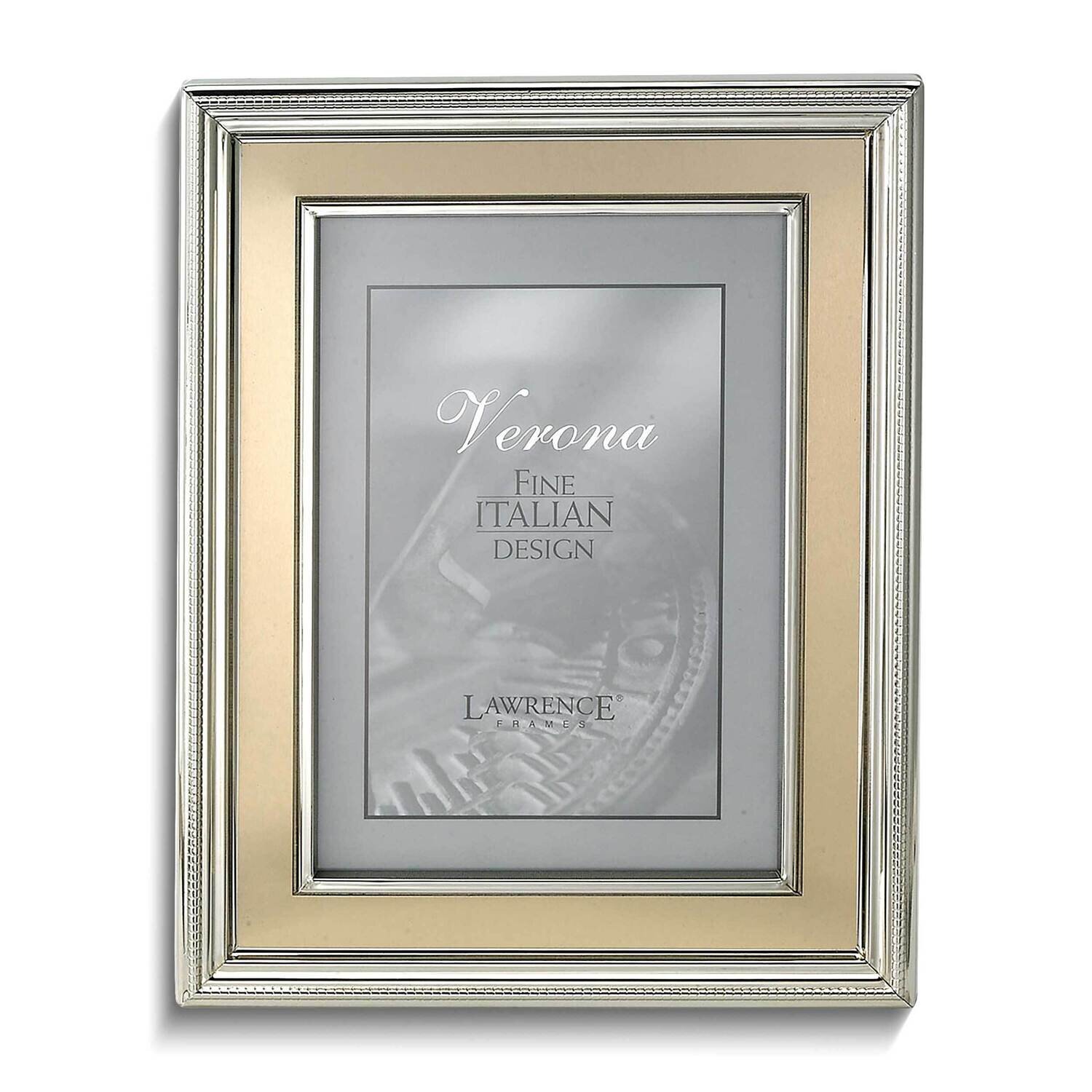 Verona Silver-tone and Gold-tone 4 x 6 Inch Photo Picture Frame GM25556, MPN: GM25556, 751148063470