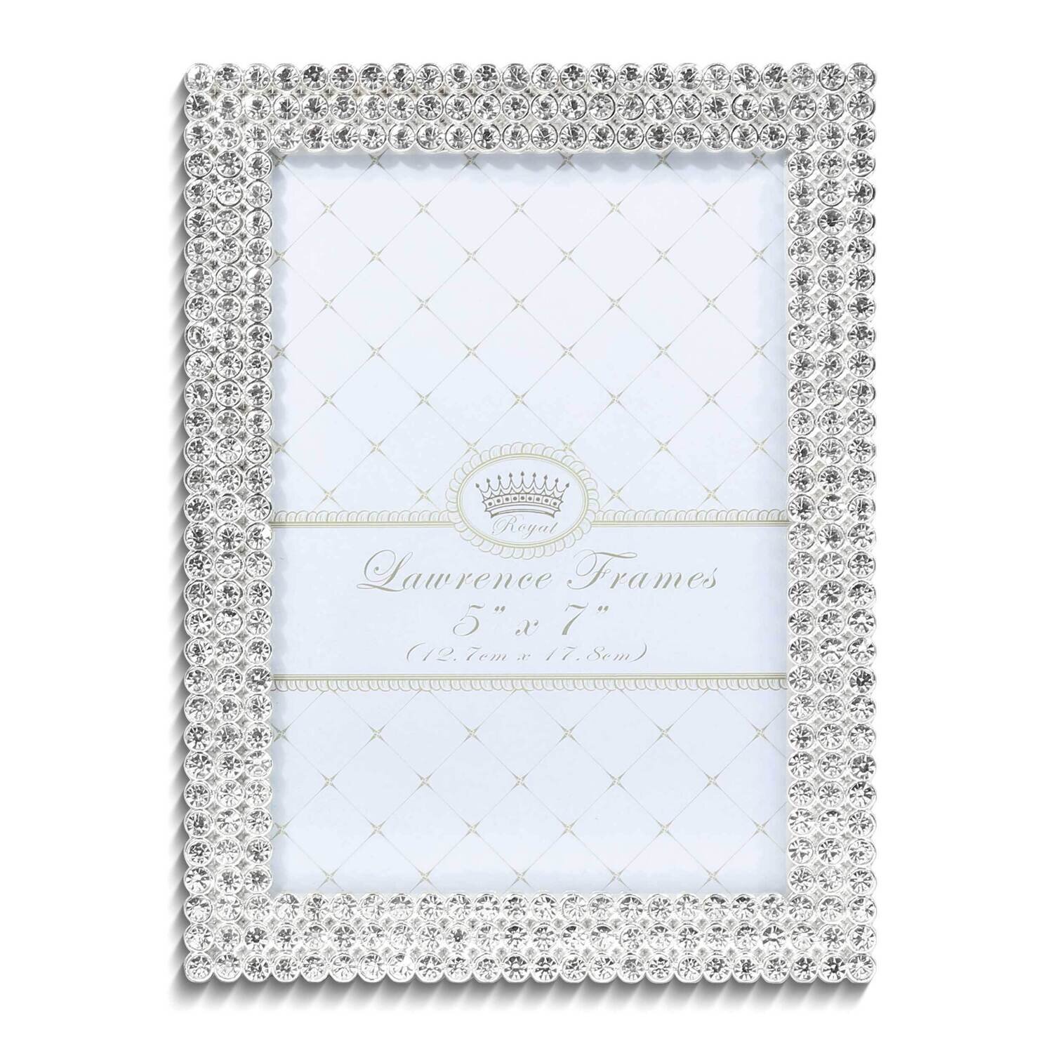 Juliet Silver-tone Crystal 5 x 7 Inch Photo Picture Frame GM25408, MPN: GM25408, 751148077118