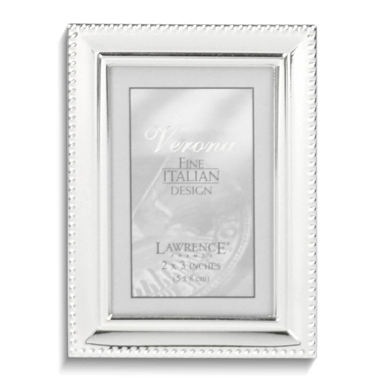 Silver-tone Beaded 2x3 Photo Frame GM25431, MPN: GM25431, 751148077606