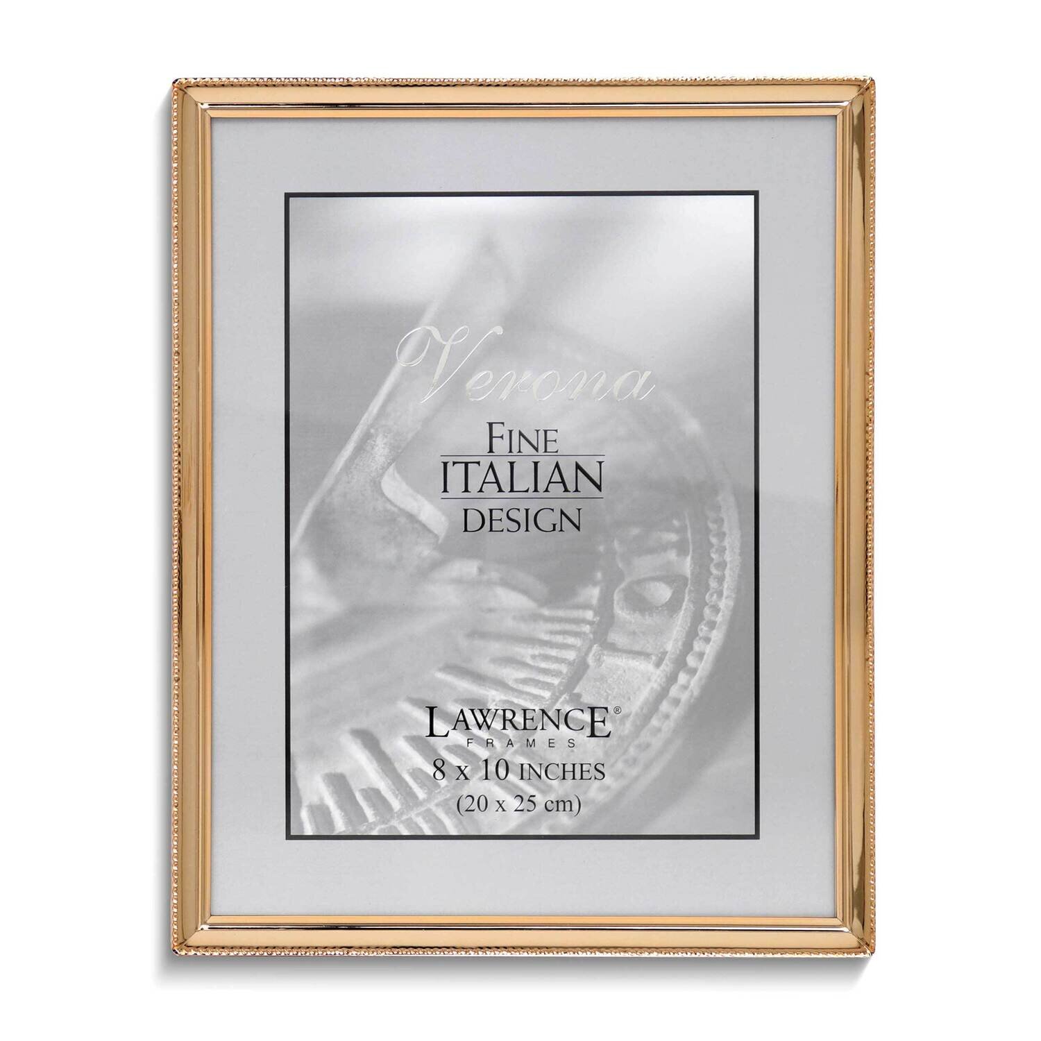 Gold-tone Beaded 8 x 10 Inch Photo Picture Frame GM25456, MPN: GM25456, 751148079044