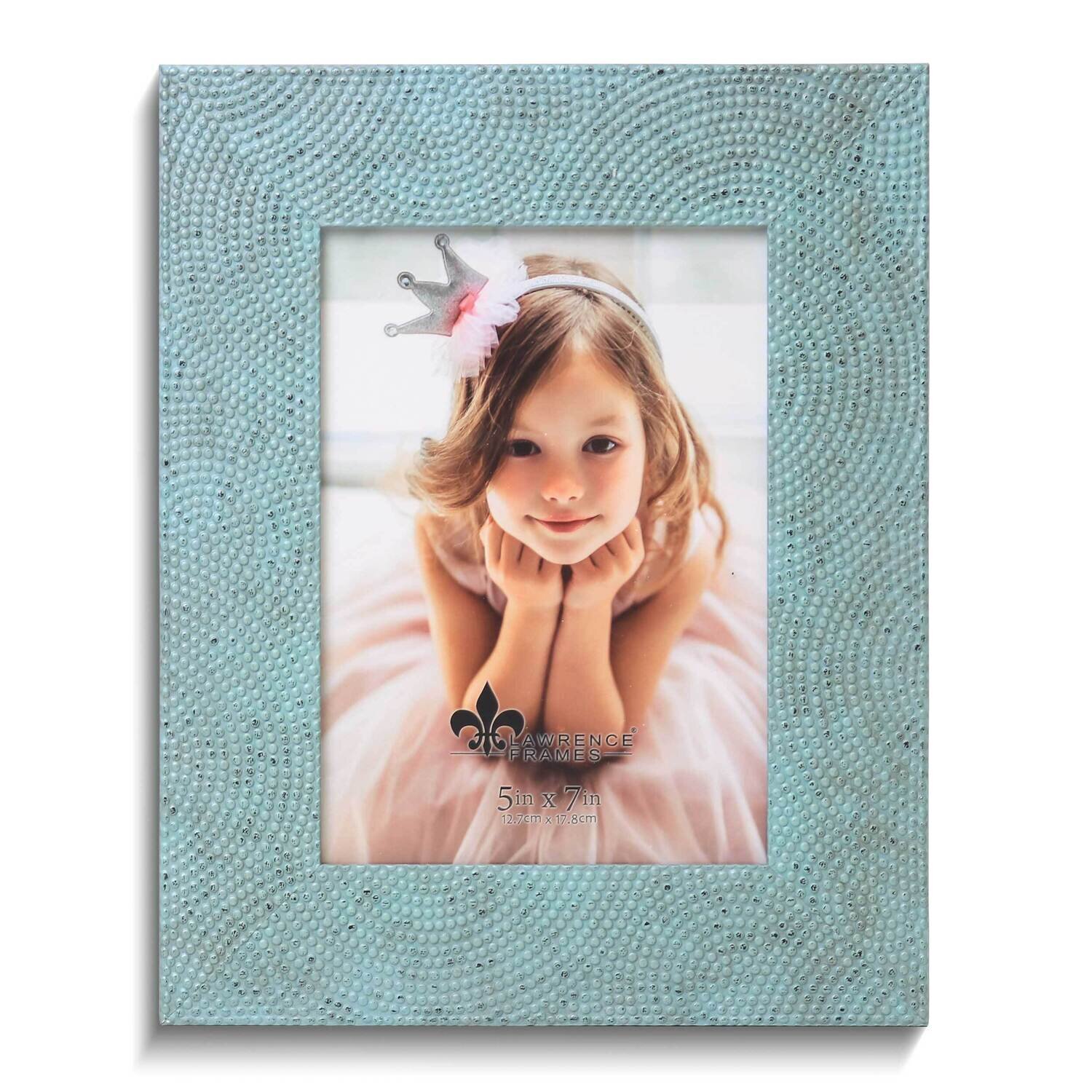 Marka Verdi Gris Embossed 5 x 7 Inch Photo Picture Frame GM25500